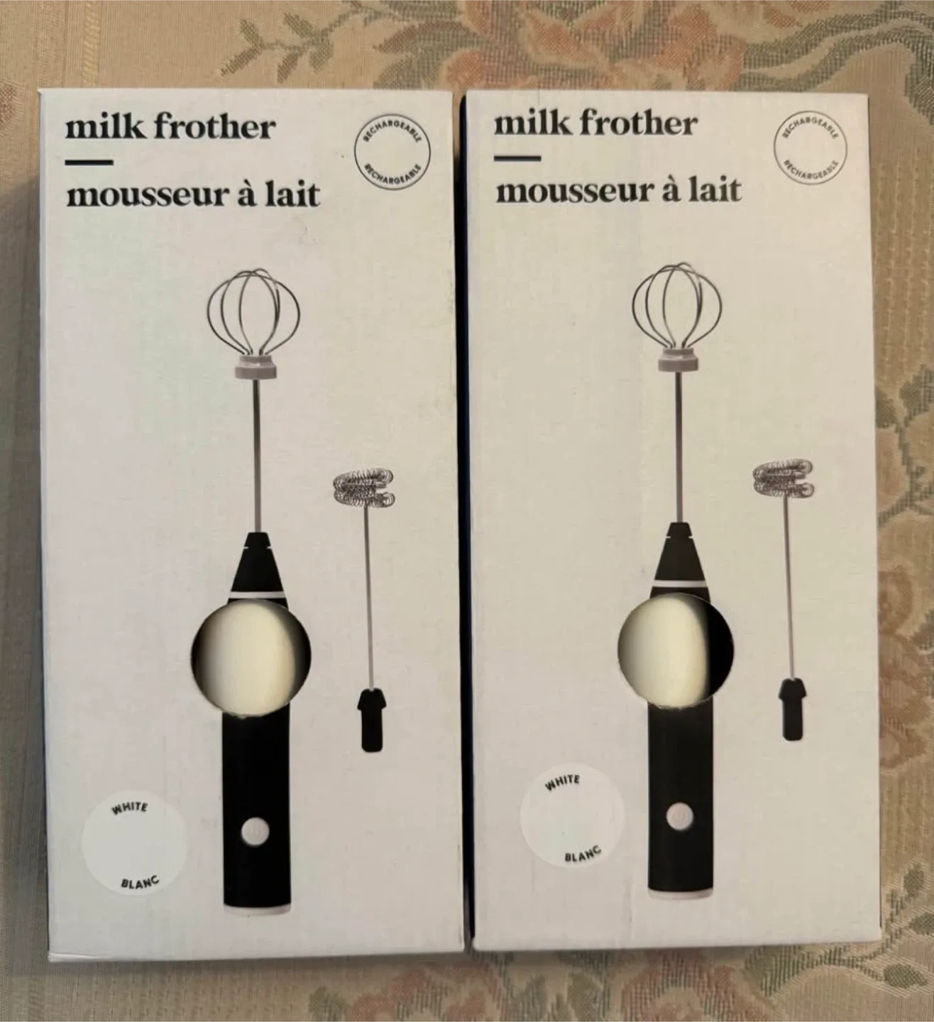 Electric rechargeable Milk Frother