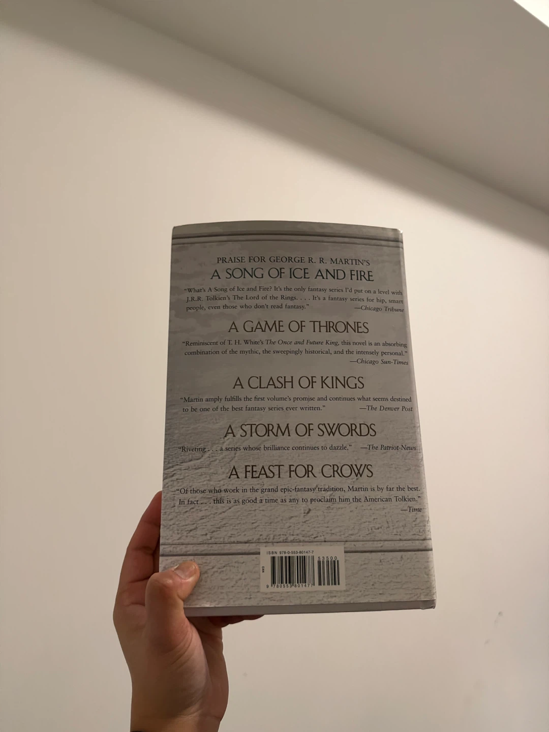 Hardbound-A dance with dragons by George RR Martin - photo 3