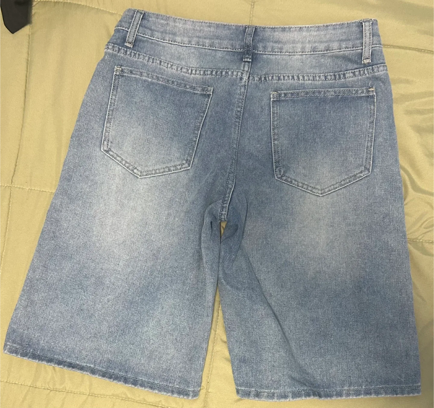 Denim Culottes Shorts image indicator(2)