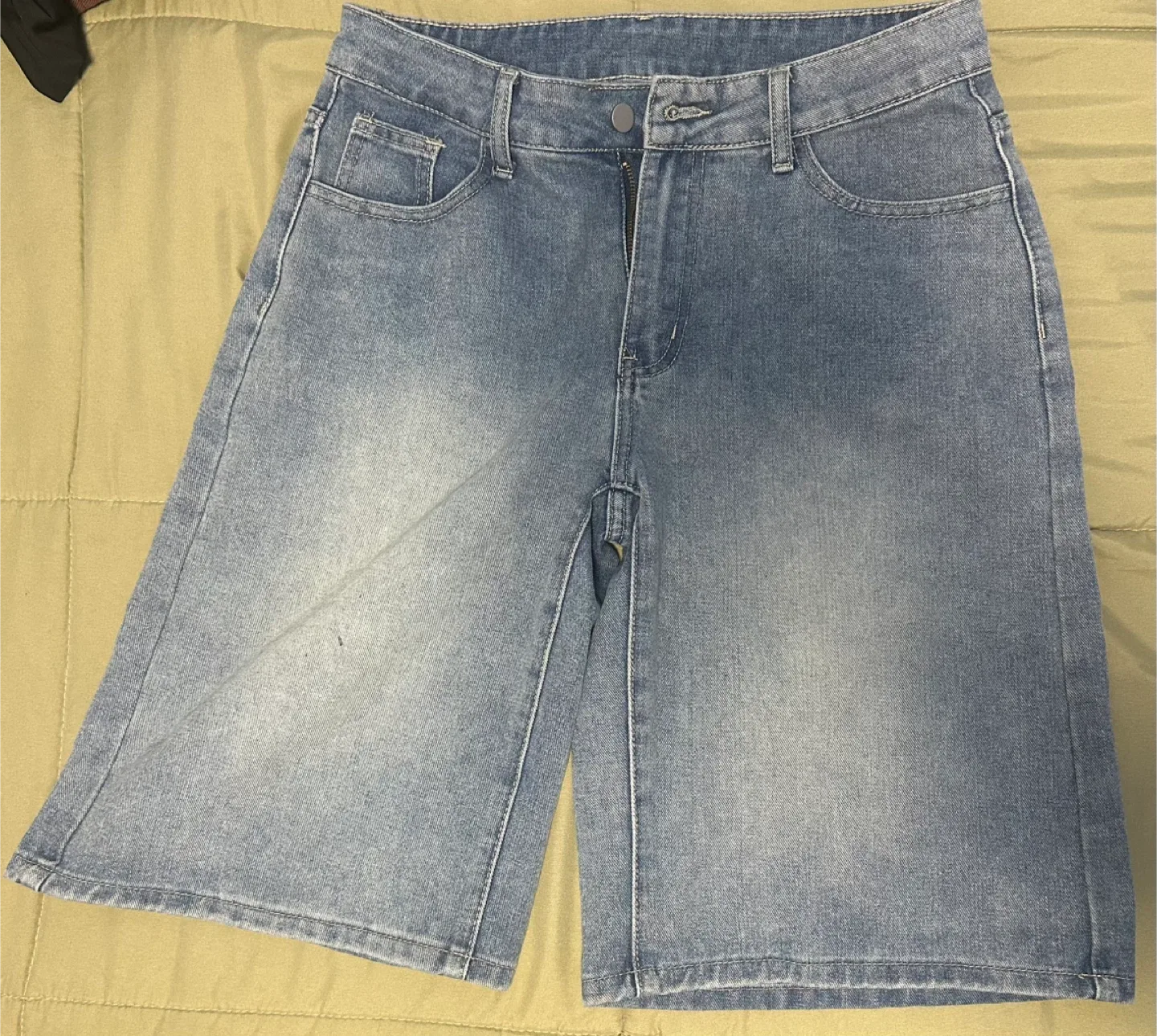 Denim Culottes Shorts