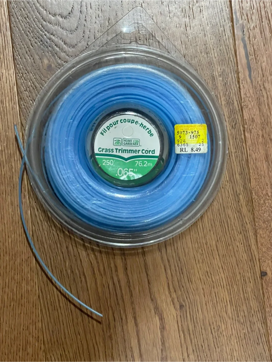 Grass Trimmer Cord .065" 250 ft