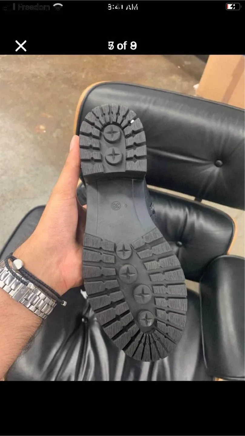 Black Ankle Boots with Buckle Detail size 9 image indicator(4)