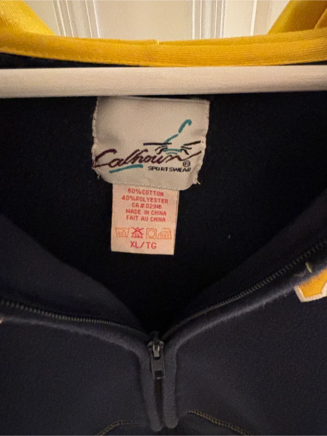 🟦 🧡 Men’s Corona Zip Zip-Up Hoodie - Size XL  🧡🟦 image indicator(10)