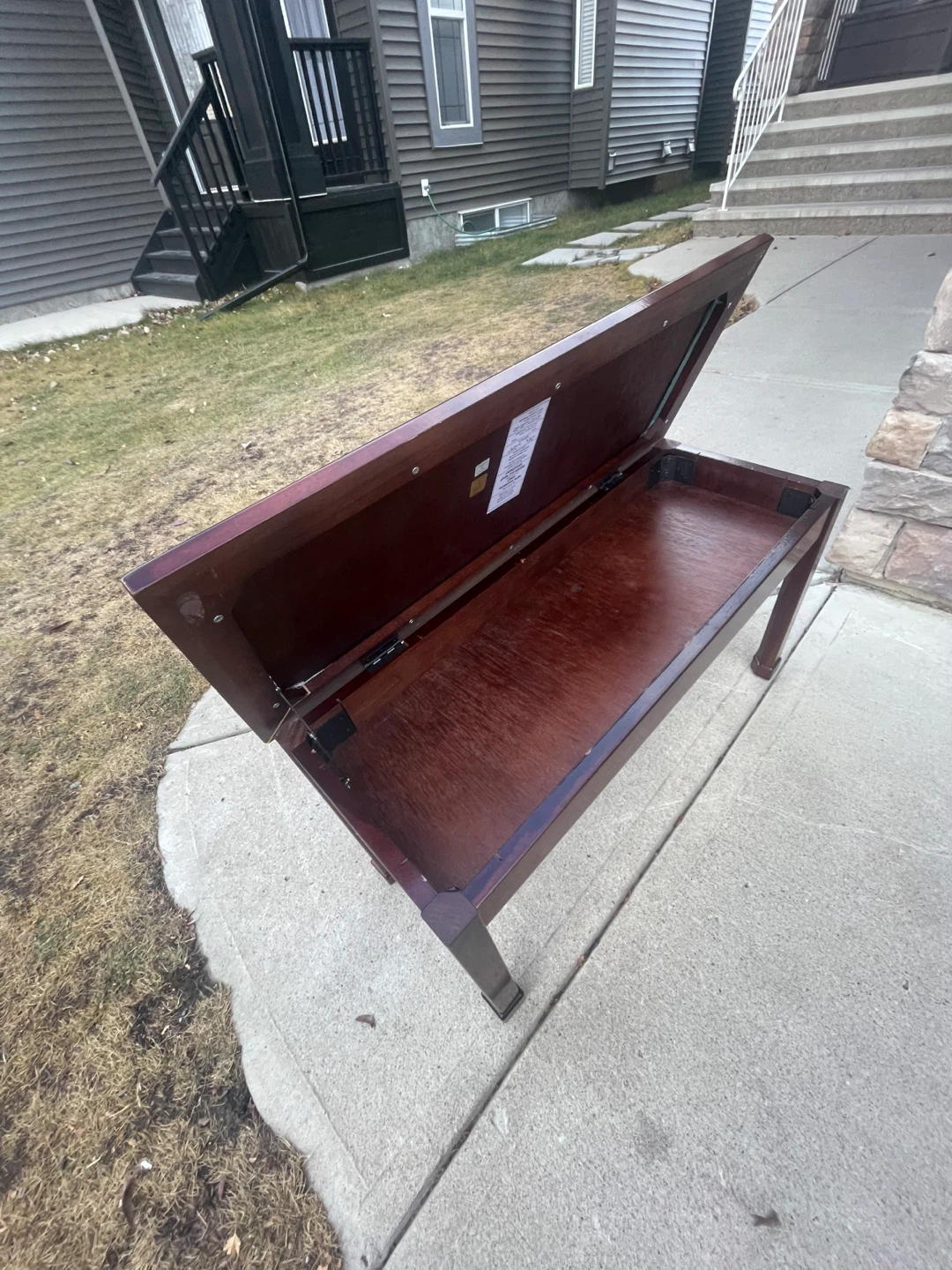 Upholstered Storage Bench - photo 4