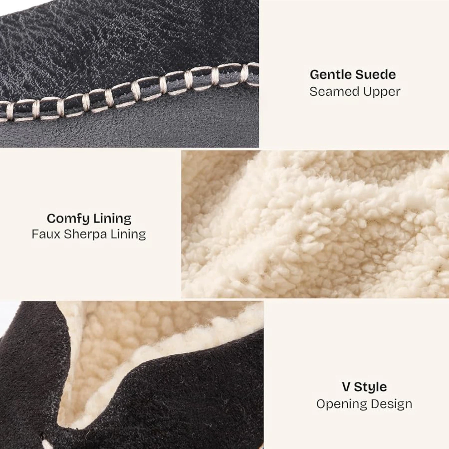 EverFoams Men's Suede Memory Foam Slippers - photo 5