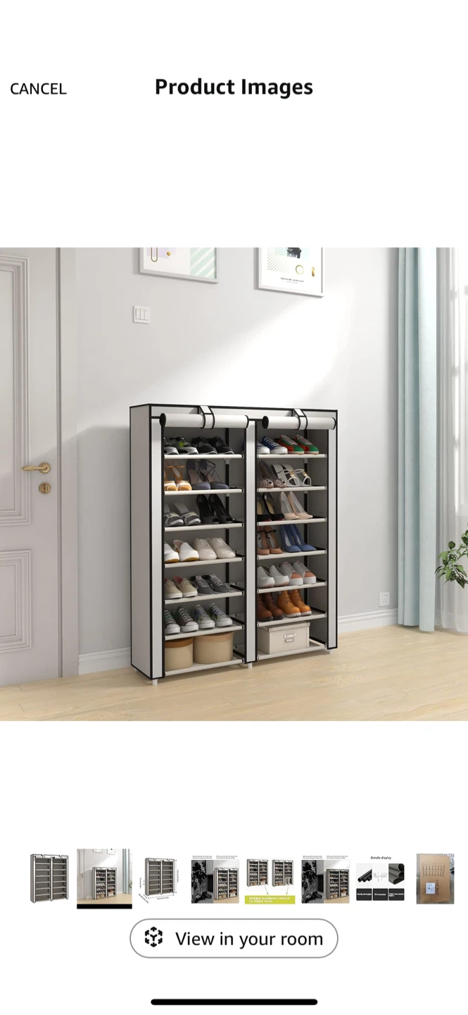 SONGMICS Foldable Wardrobe - Like New!