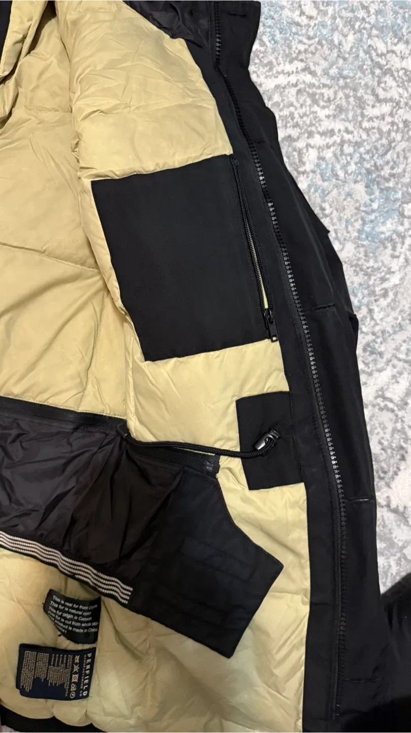 Penfield Black Down Parka - Size S image indicator(2)