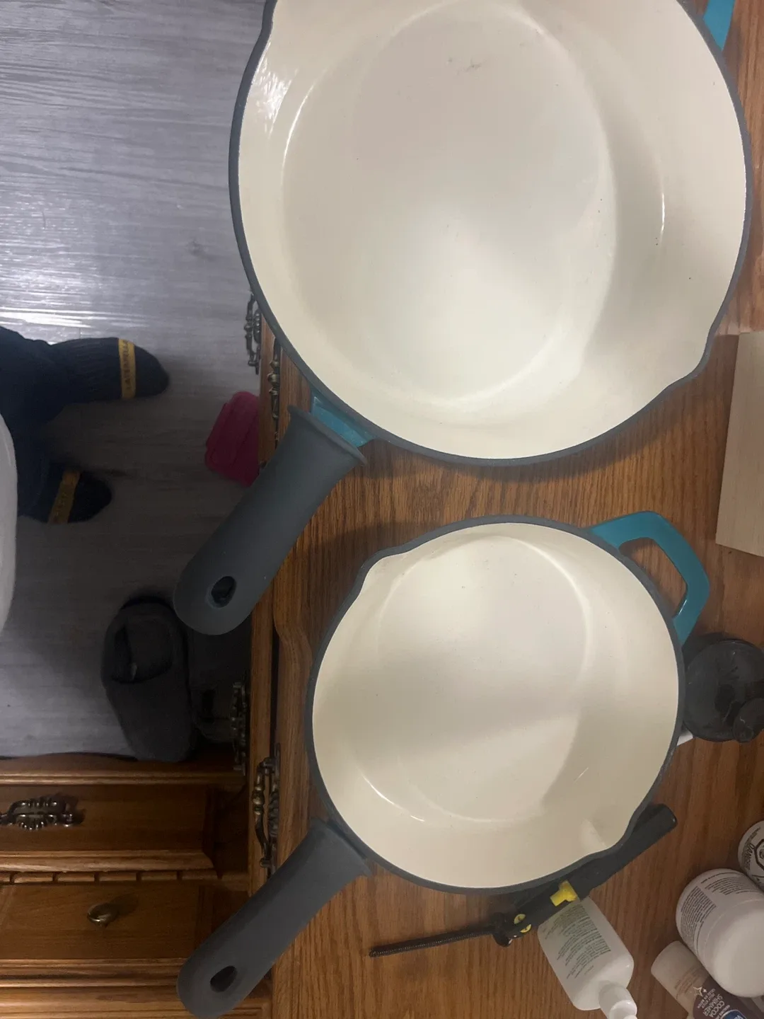 Tramontina 10-inch & 13-inch Enamel Cast Iron Skillets