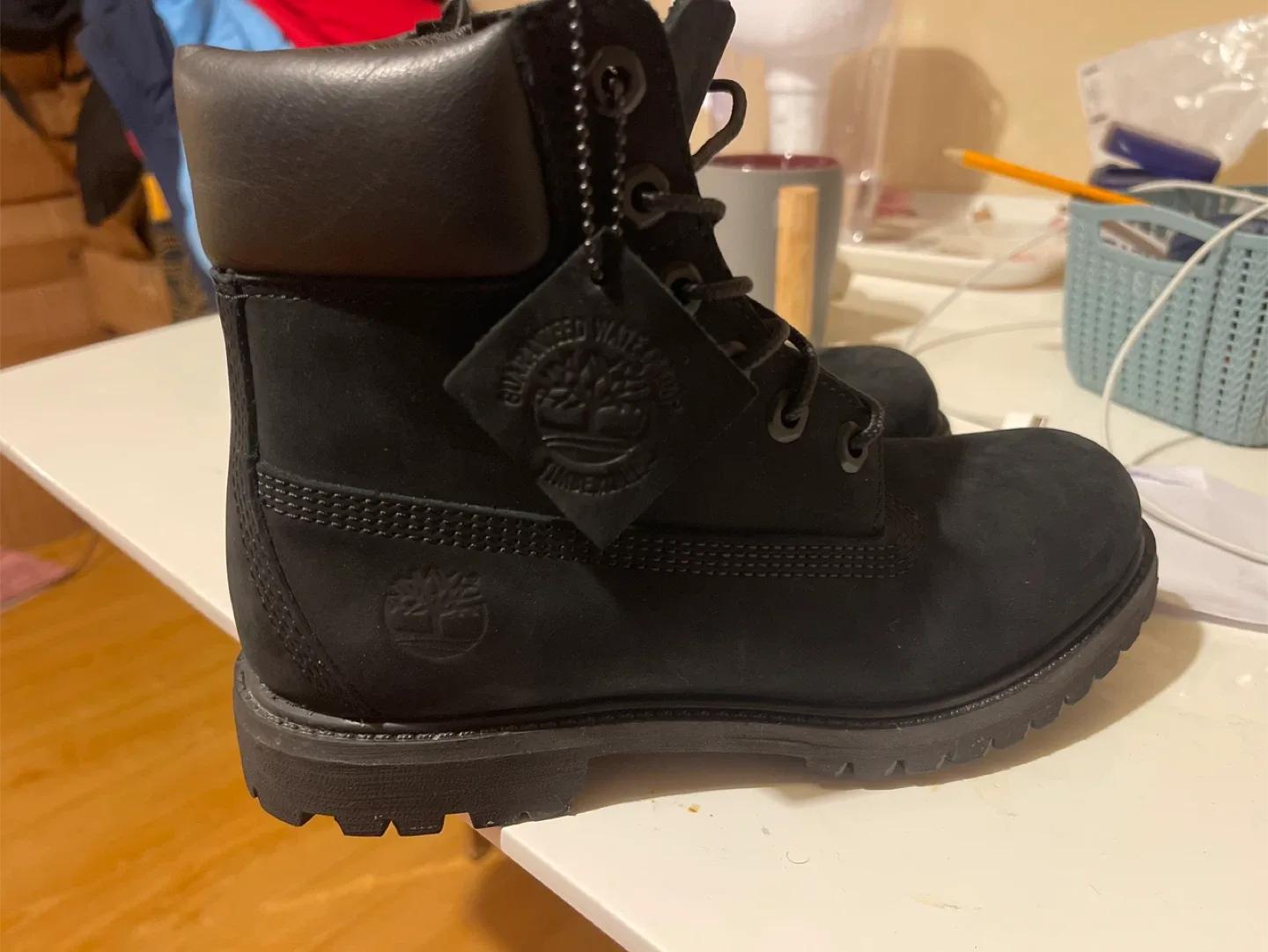 Timberland Black Nubuck Boots