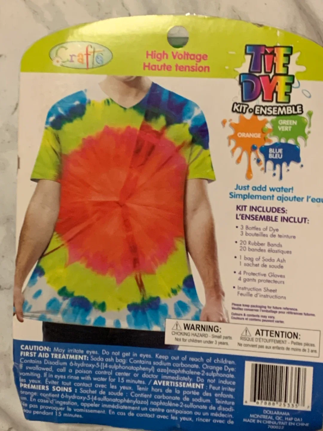New Crafts Tie Dye Kit - High Voltage Fun! image indicator(4)