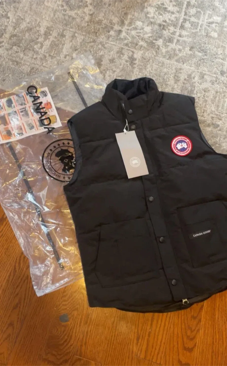 Canada Goose Black Vest - New with Tags!