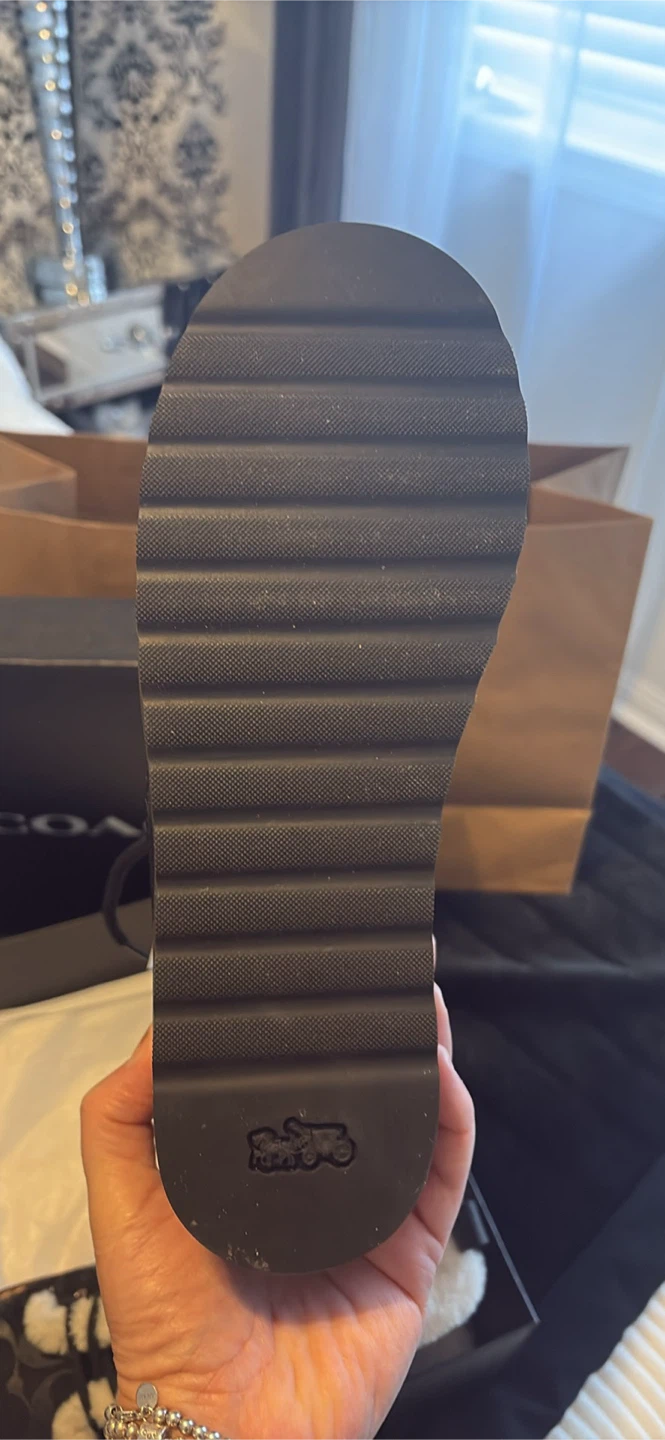 Coach CE325 Black Winter Boots - Size 7.5 - photo 4