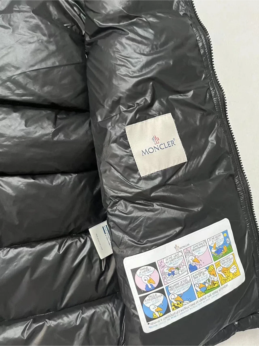 Moncler Black Down Padded Vest