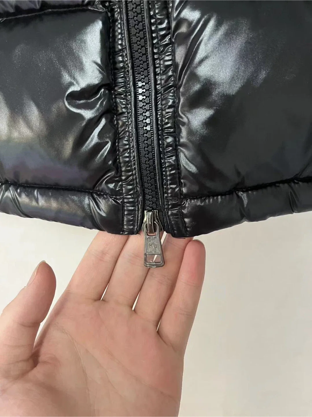 Moncler Black Down Padded Vest image indicator(2)