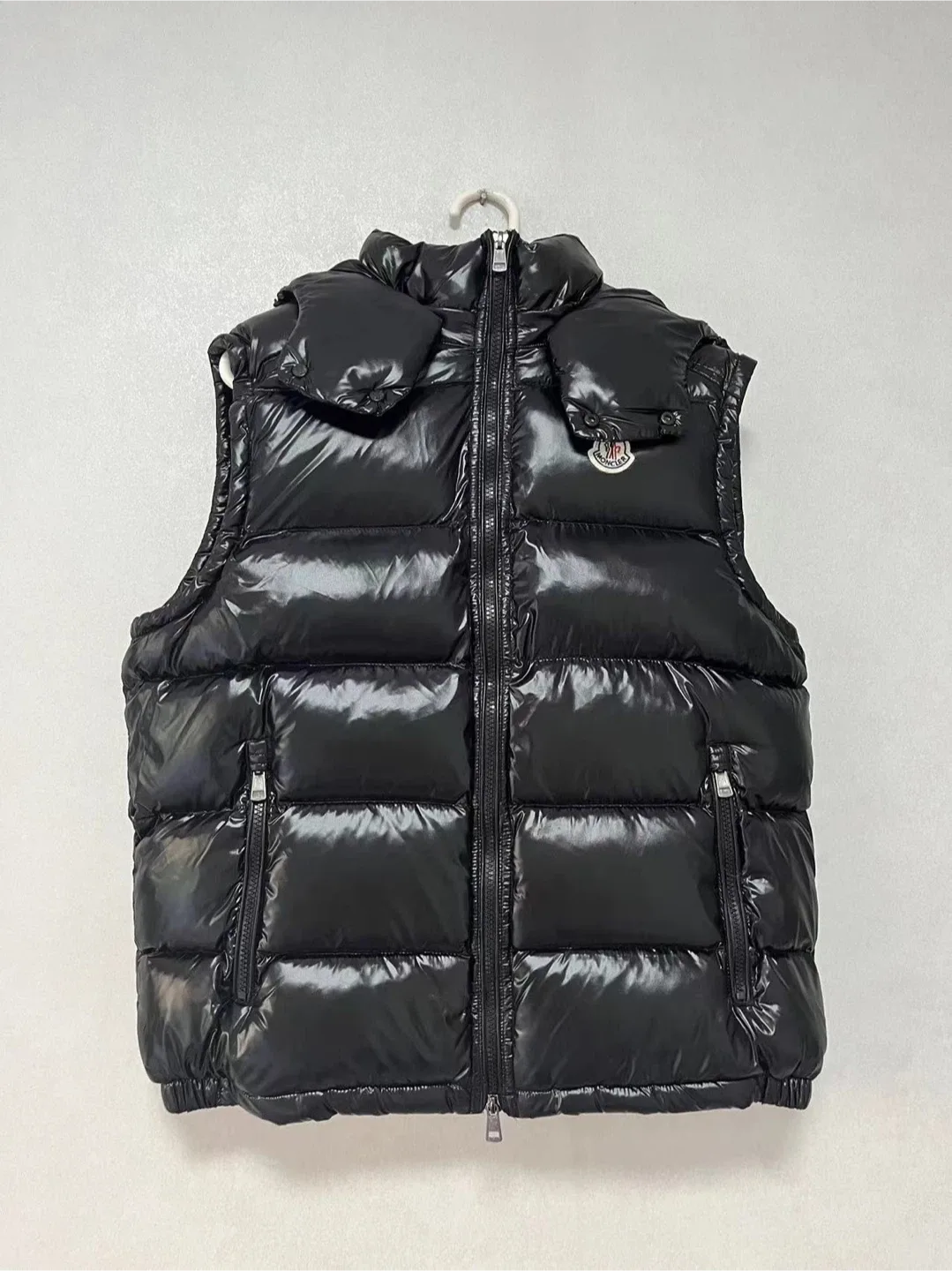 Moncler Black Down Padded Vest image indicator(8)