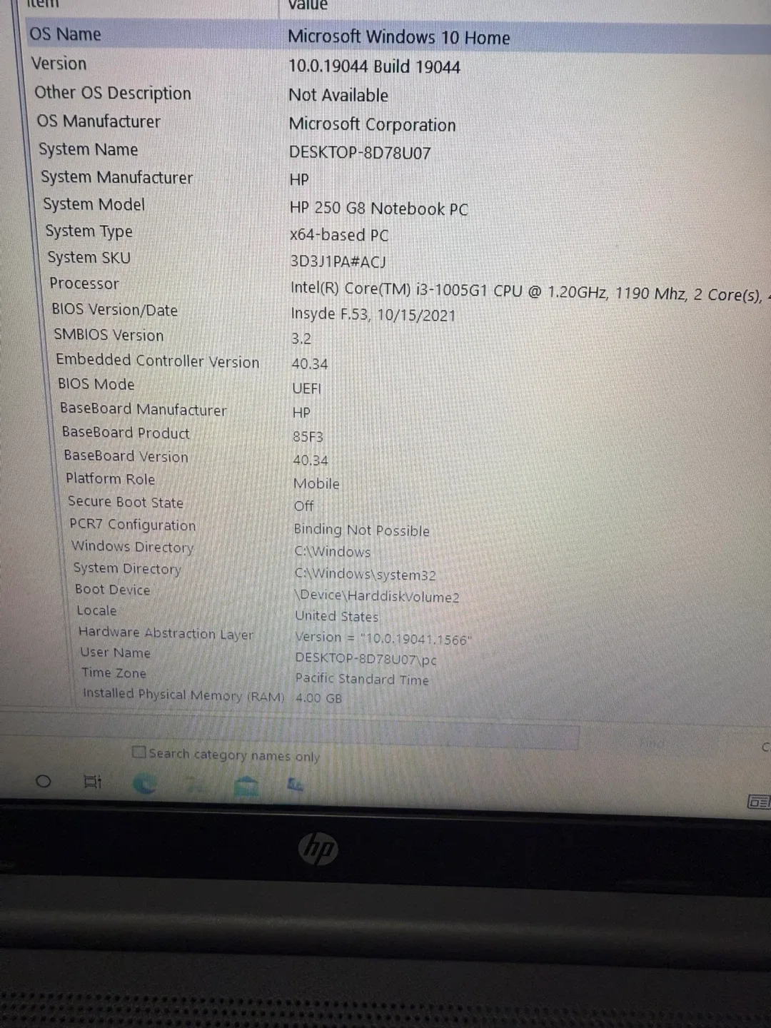 HP 250 G8 Notebook Laptop image indicator(3)