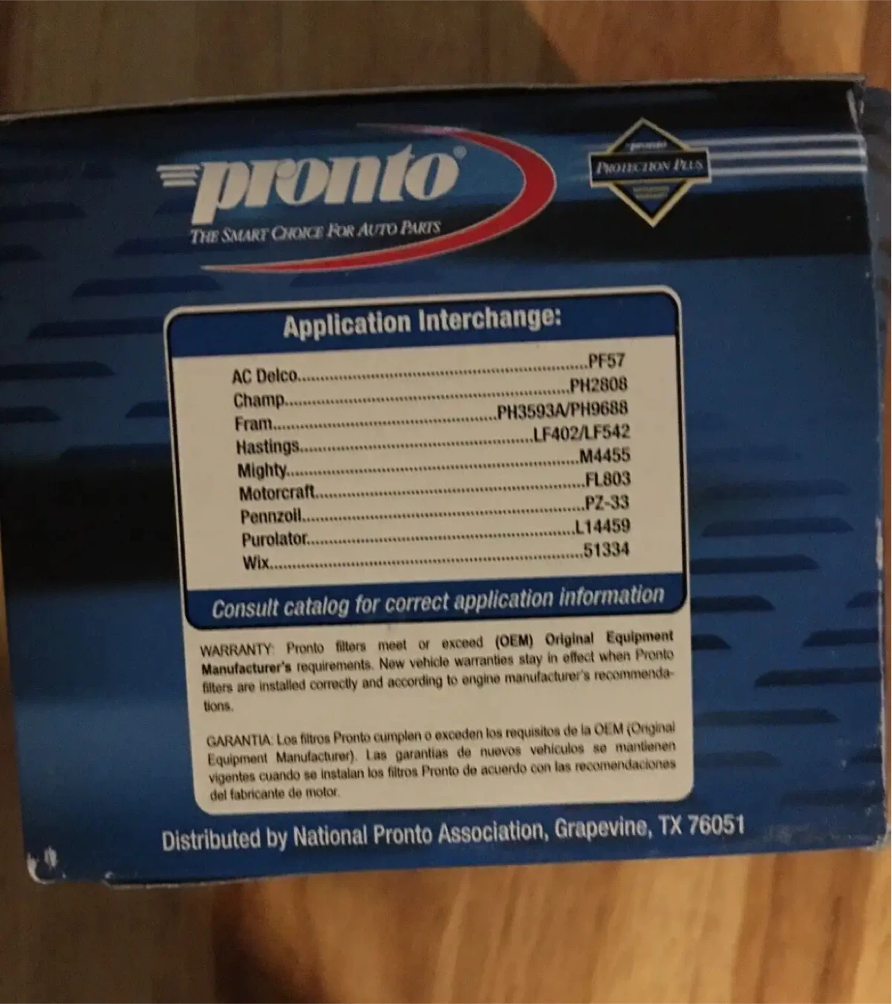 Pronto P04459 Oil Filter - New in Box! - photo 2