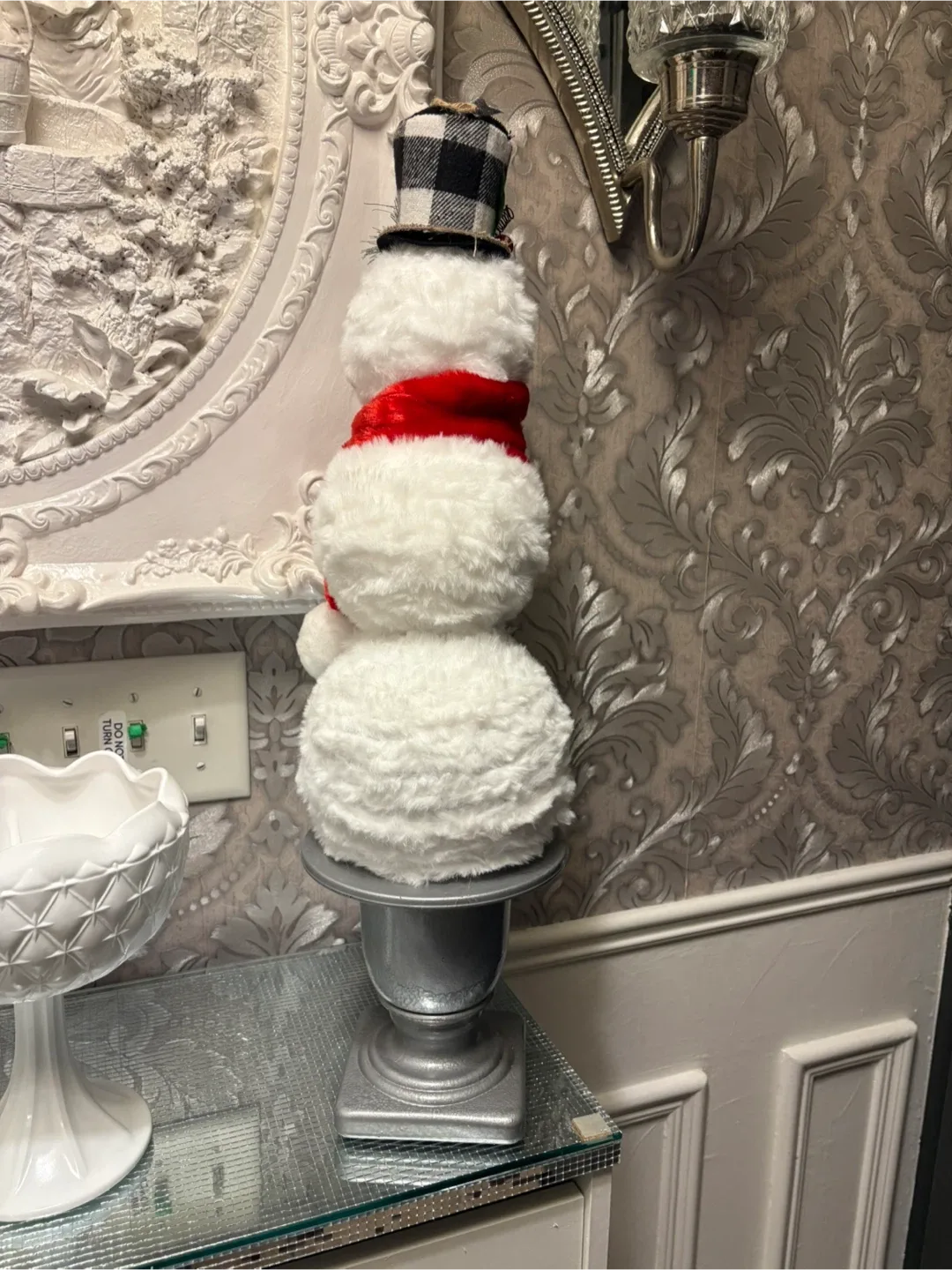 Handmade Decorative Snowman image indicator(2)