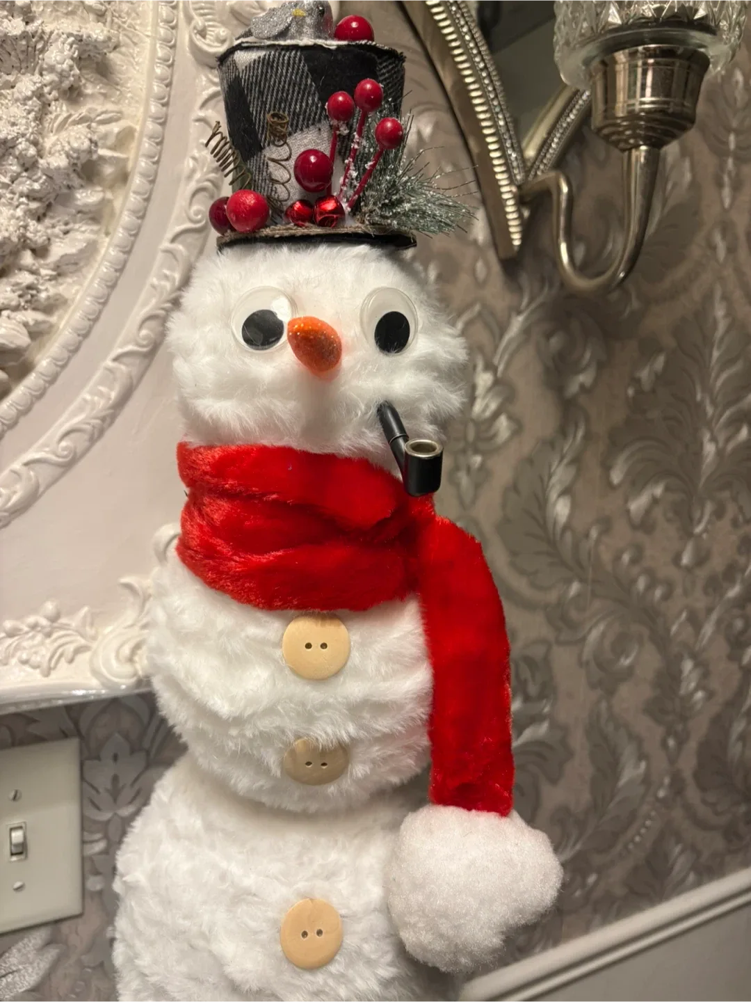 Handmade Decorative Snowman image indicator(3)