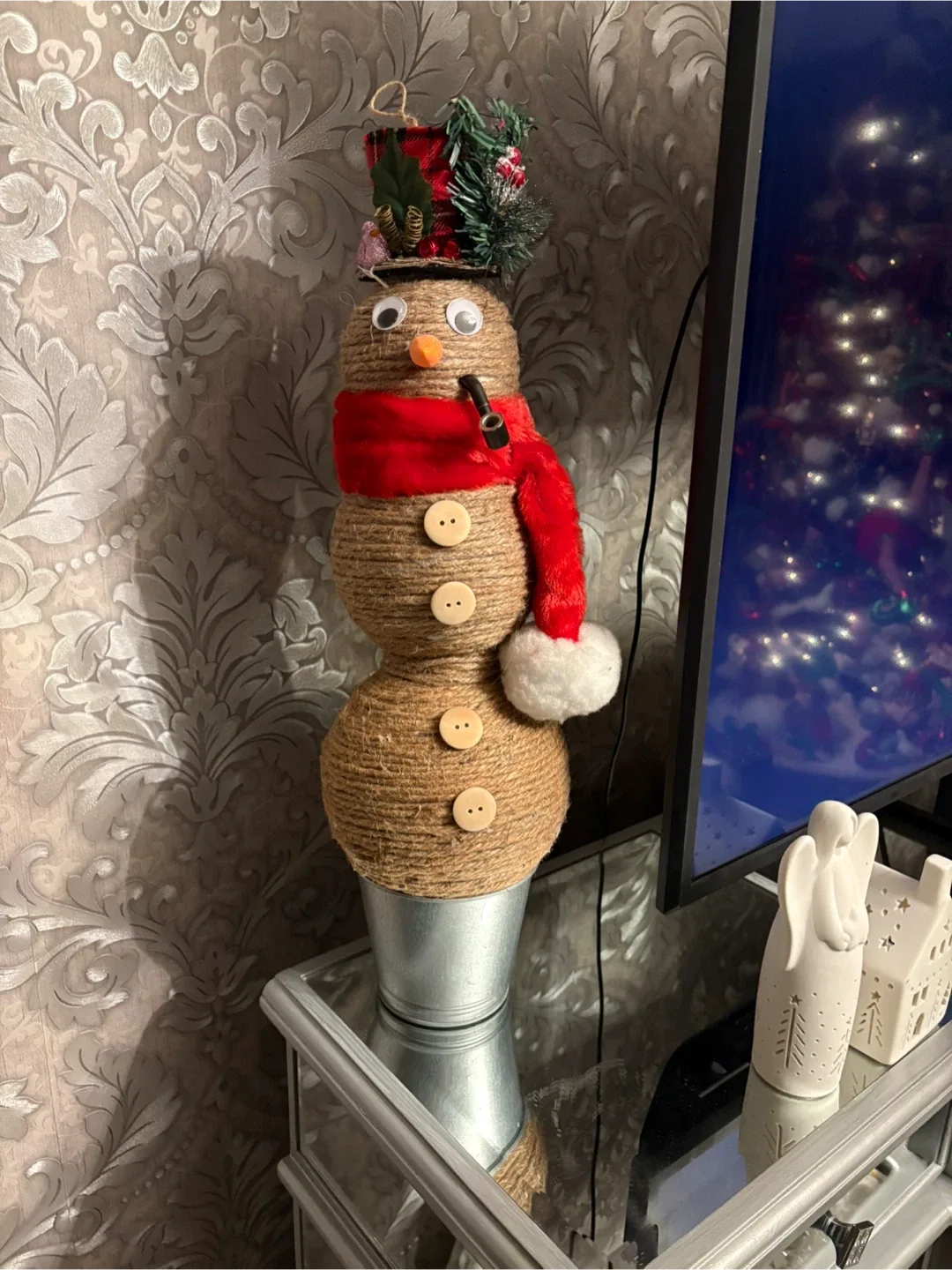 Handmade Decorative Snowman image indicator(4)