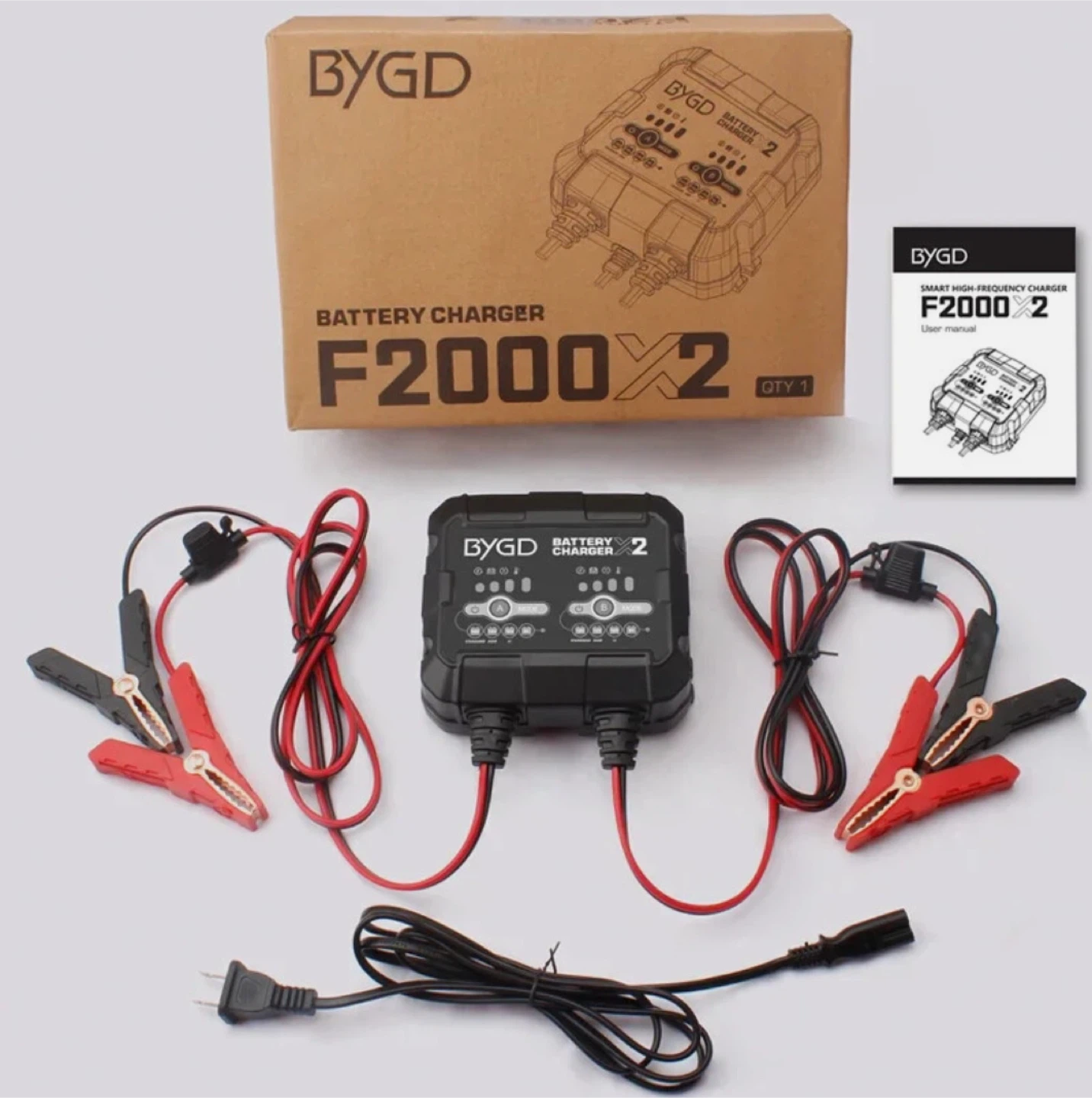 BYGD F2000X2 Battery Charger -  New!