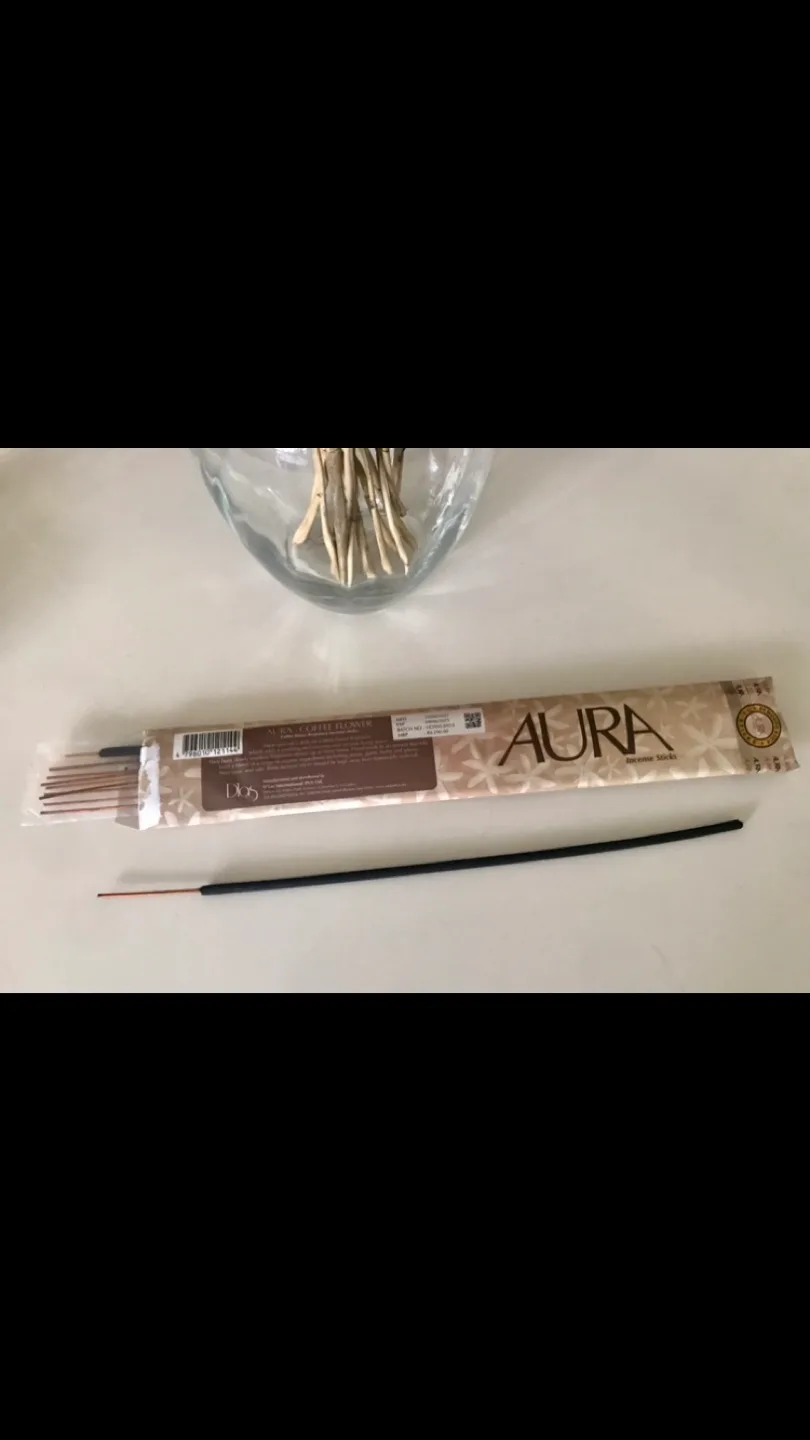 Organic Incense 10 thick Sticks - EACH 3hr burn time! image indicator(3)