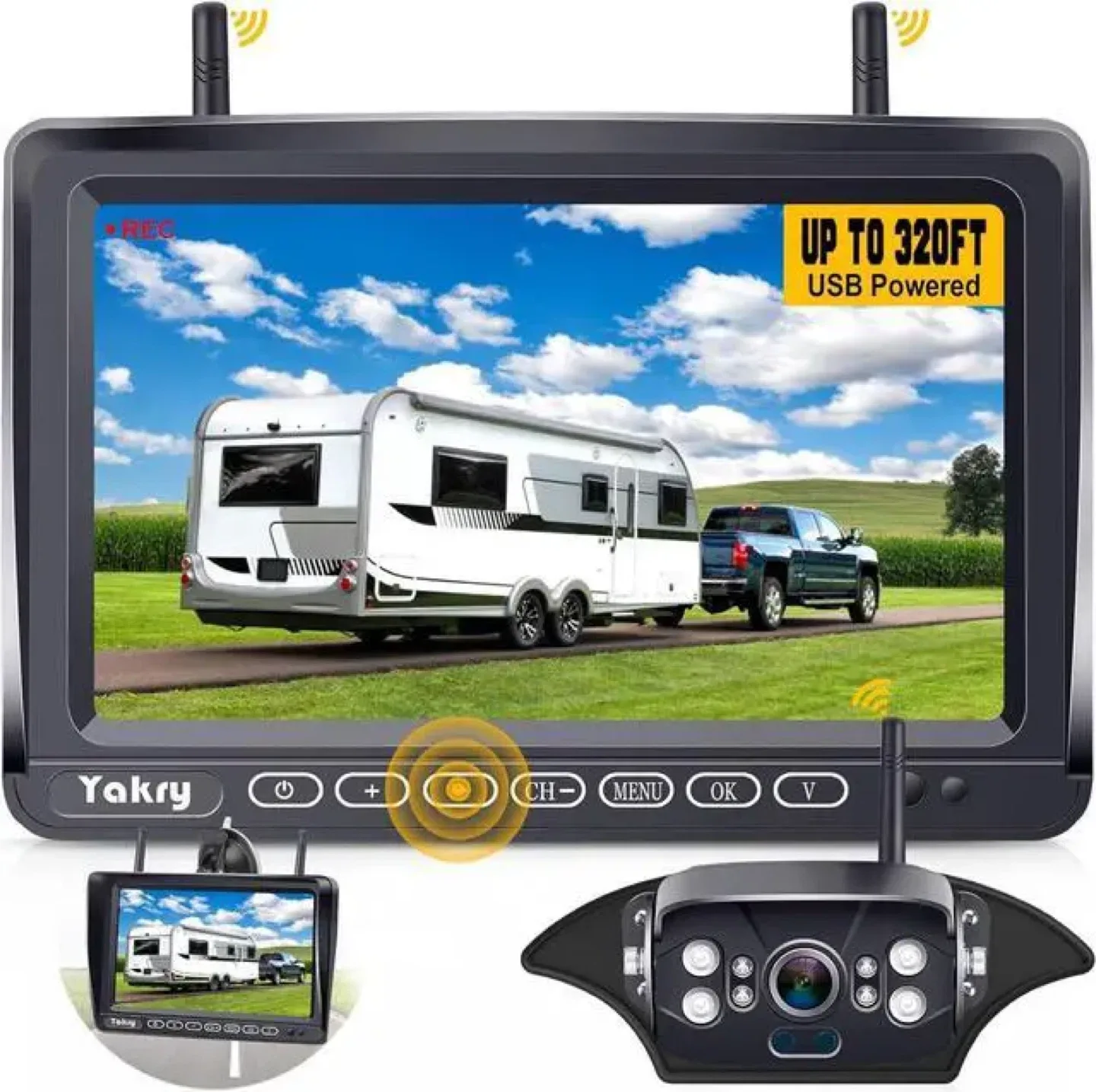 Yakry Backup Camera System for RVs