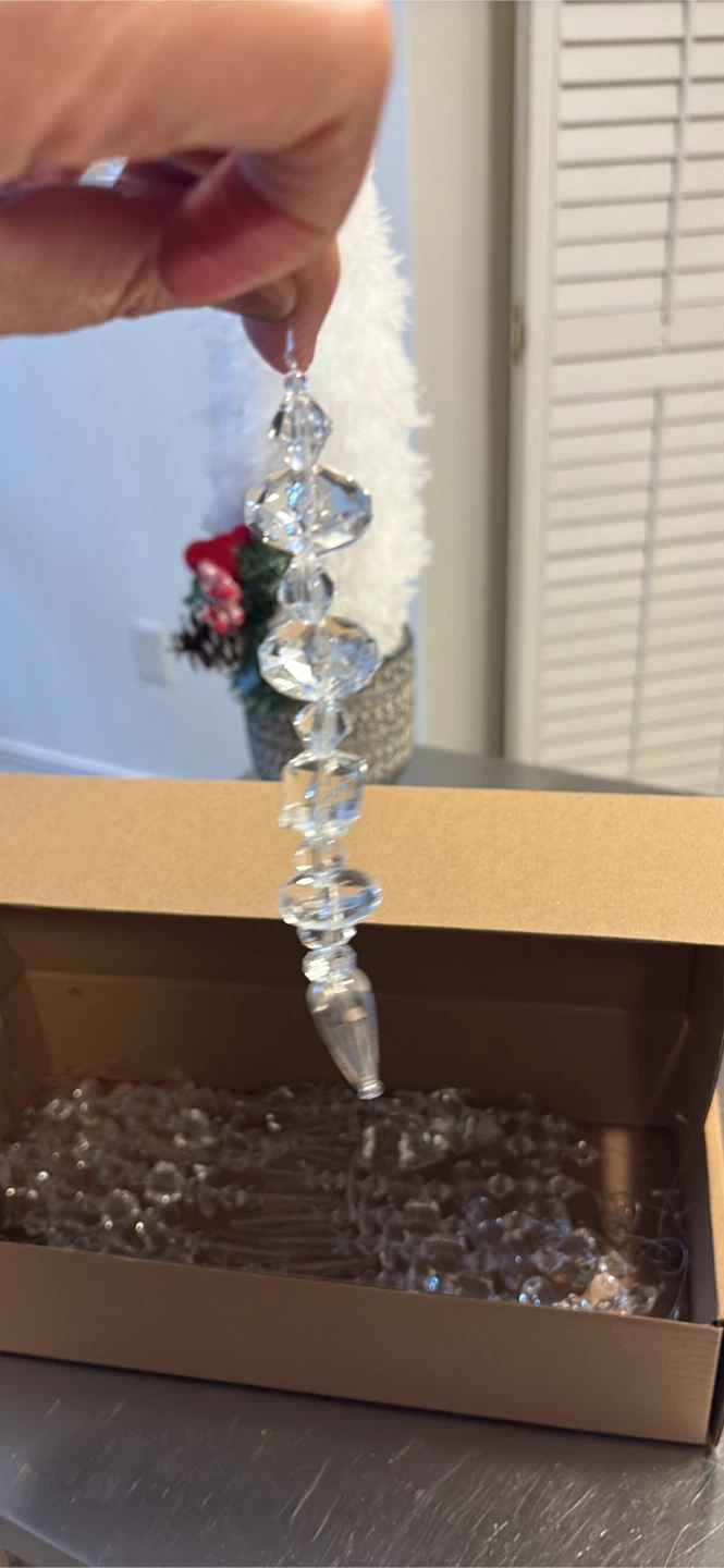 Crystal Chandelier Prisms, Set of 15 - photo 3