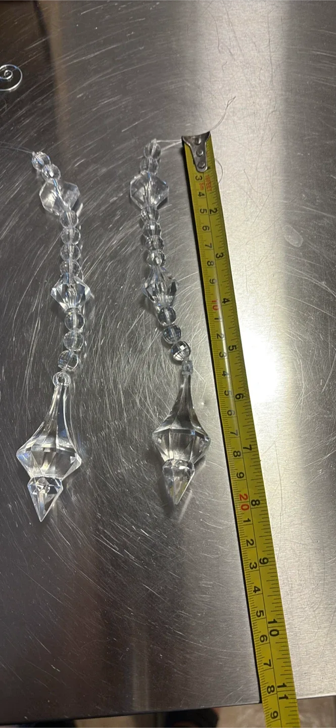 Crystal Chandelier Prisms, Set of 15 image indicator(2)