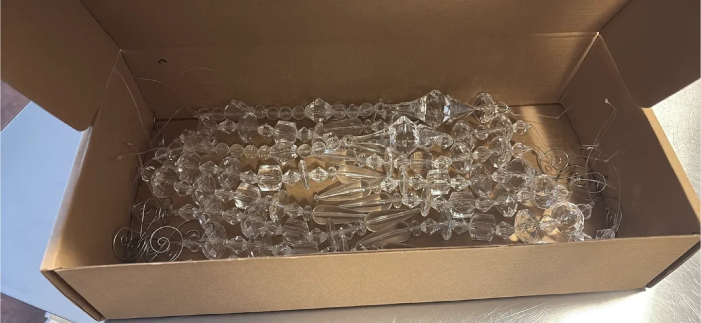 Crystal Chandelier Prisms, Set of 15 image indicator(8)