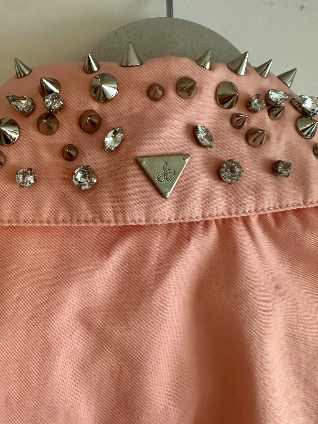 Sam Edelman Pink Studded Trench Coat - Size M - photo 3