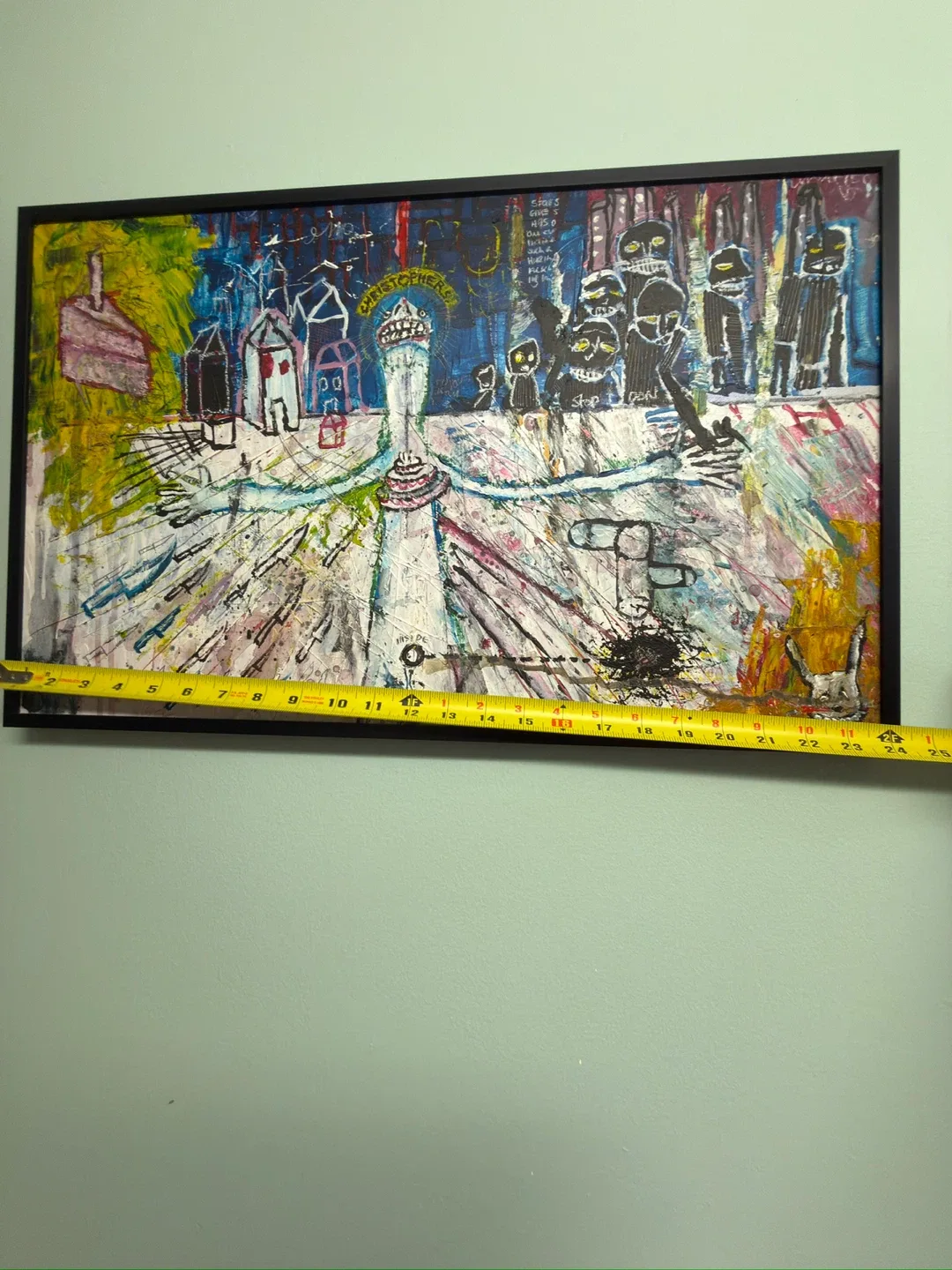 Framed Abstract Art - 18x24 inches