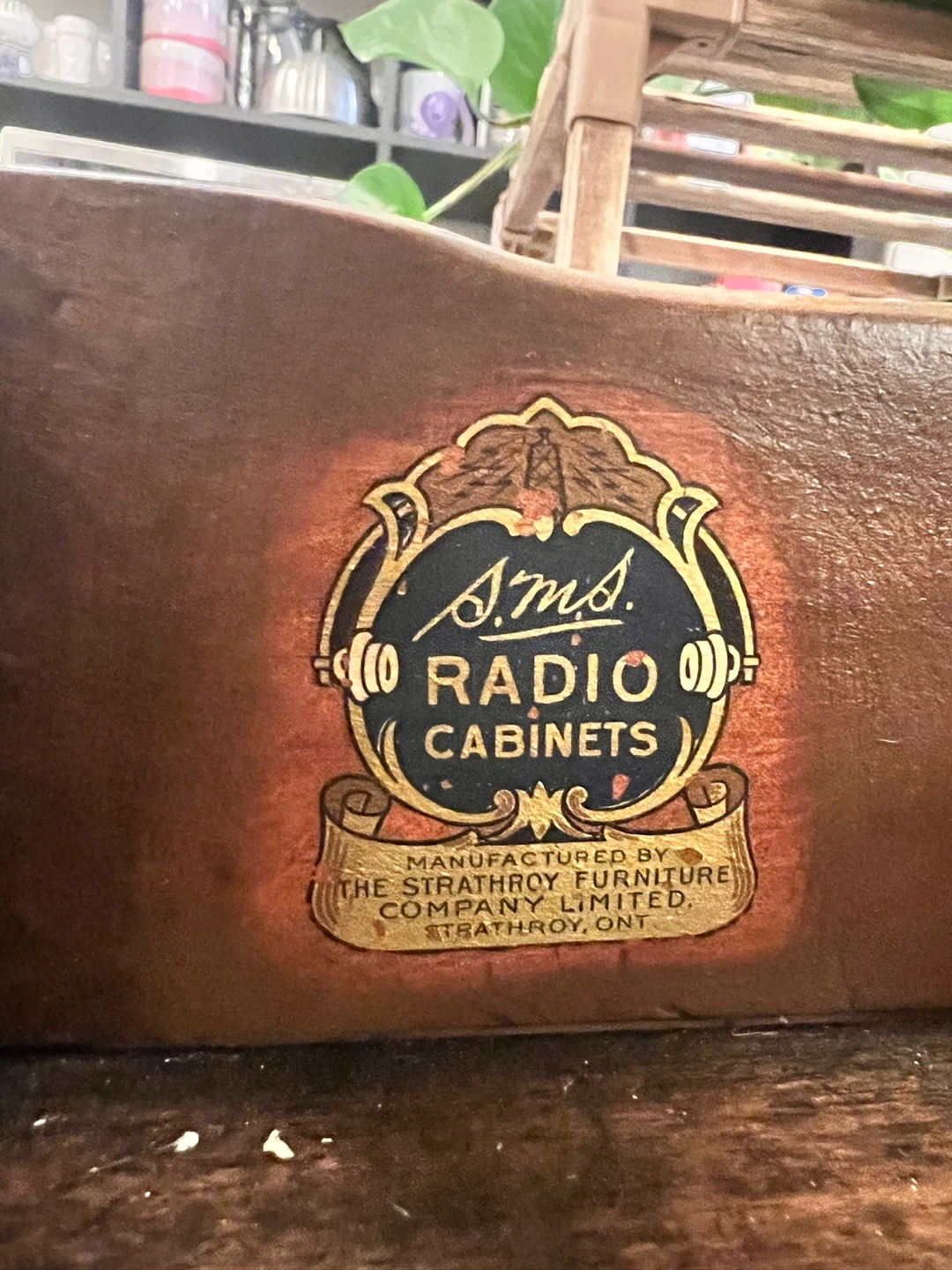 Vintage Strathroy Furniture Radio Cabinet Desk - photo 3