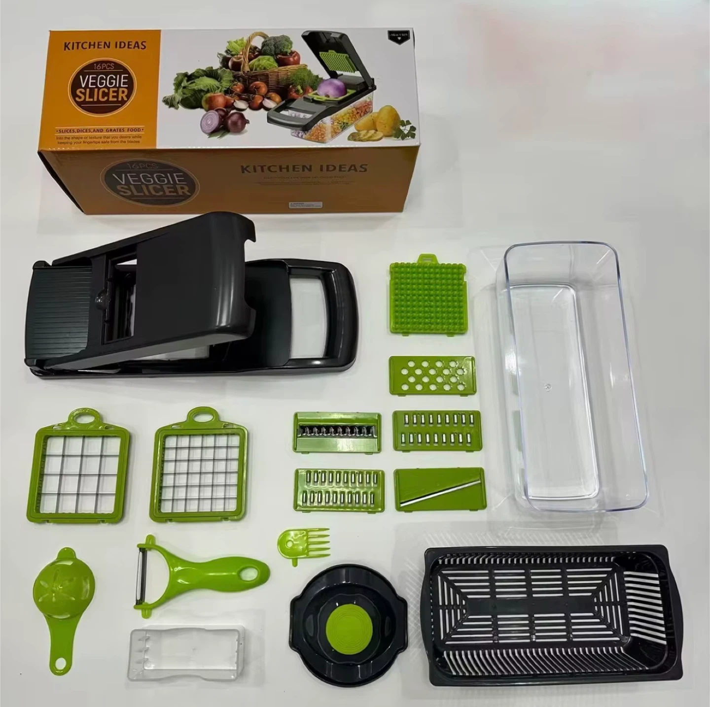 Kitchen Ideas 16pcs Veggie Slicer - New!