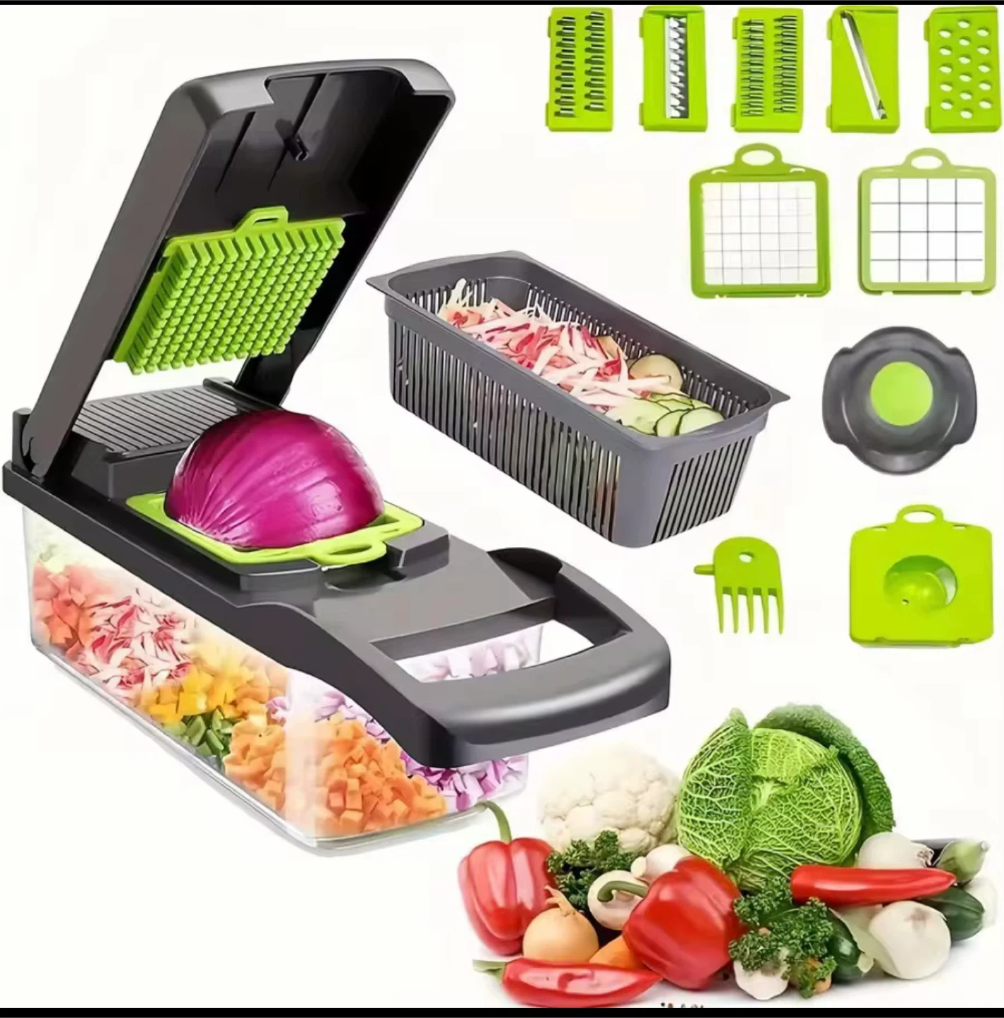 Kitchen Ideas 16pcs Veggie Slicer - New! - photo 2