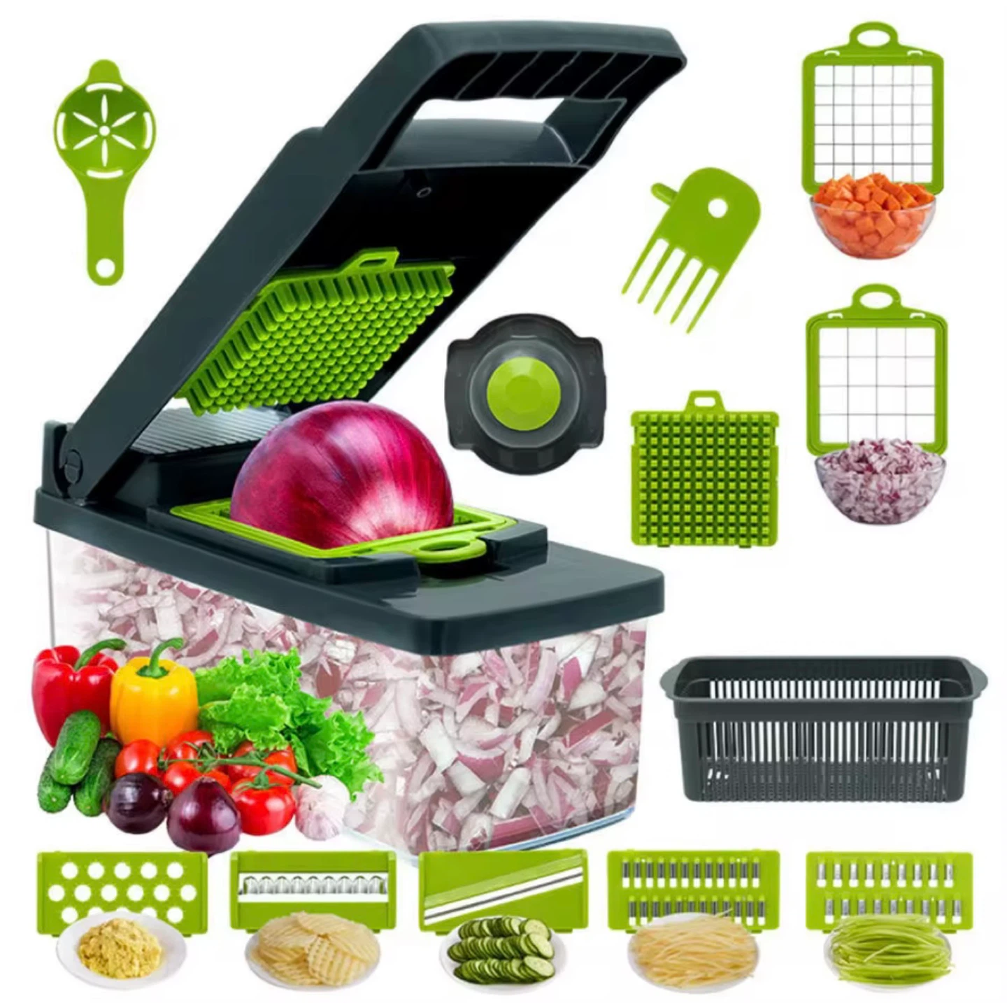 Kitchen Ideas 16pcs Veggie Slicer - New! - photo 3