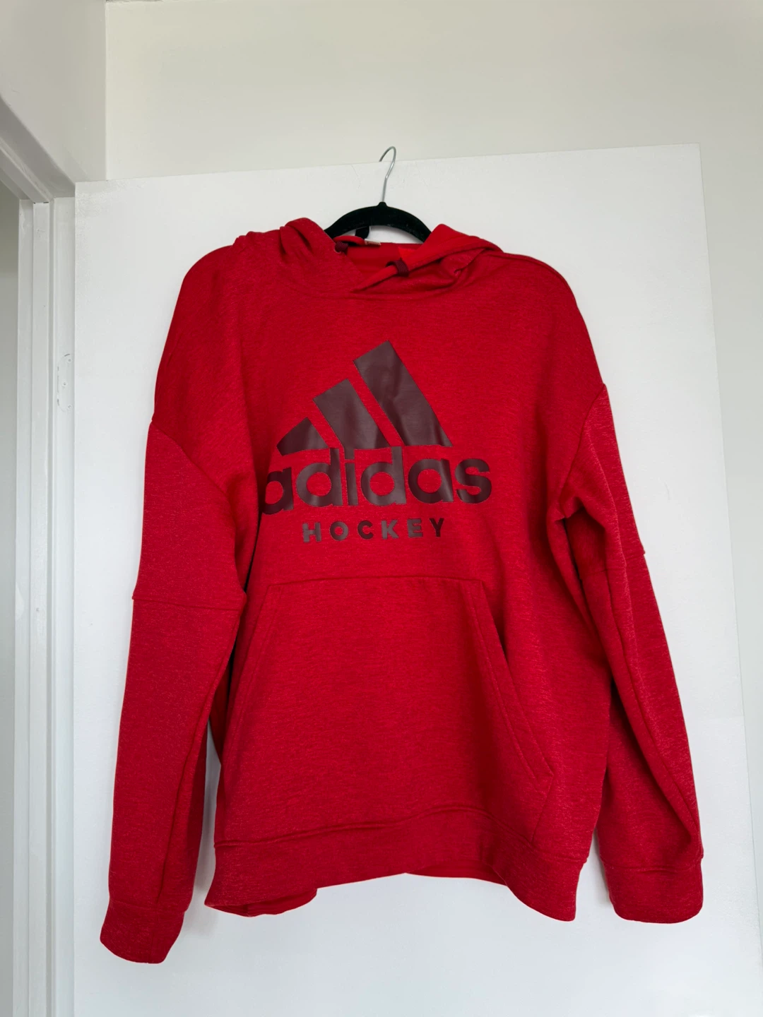 Adidas Hockey ClimaWarm Red Hoodie