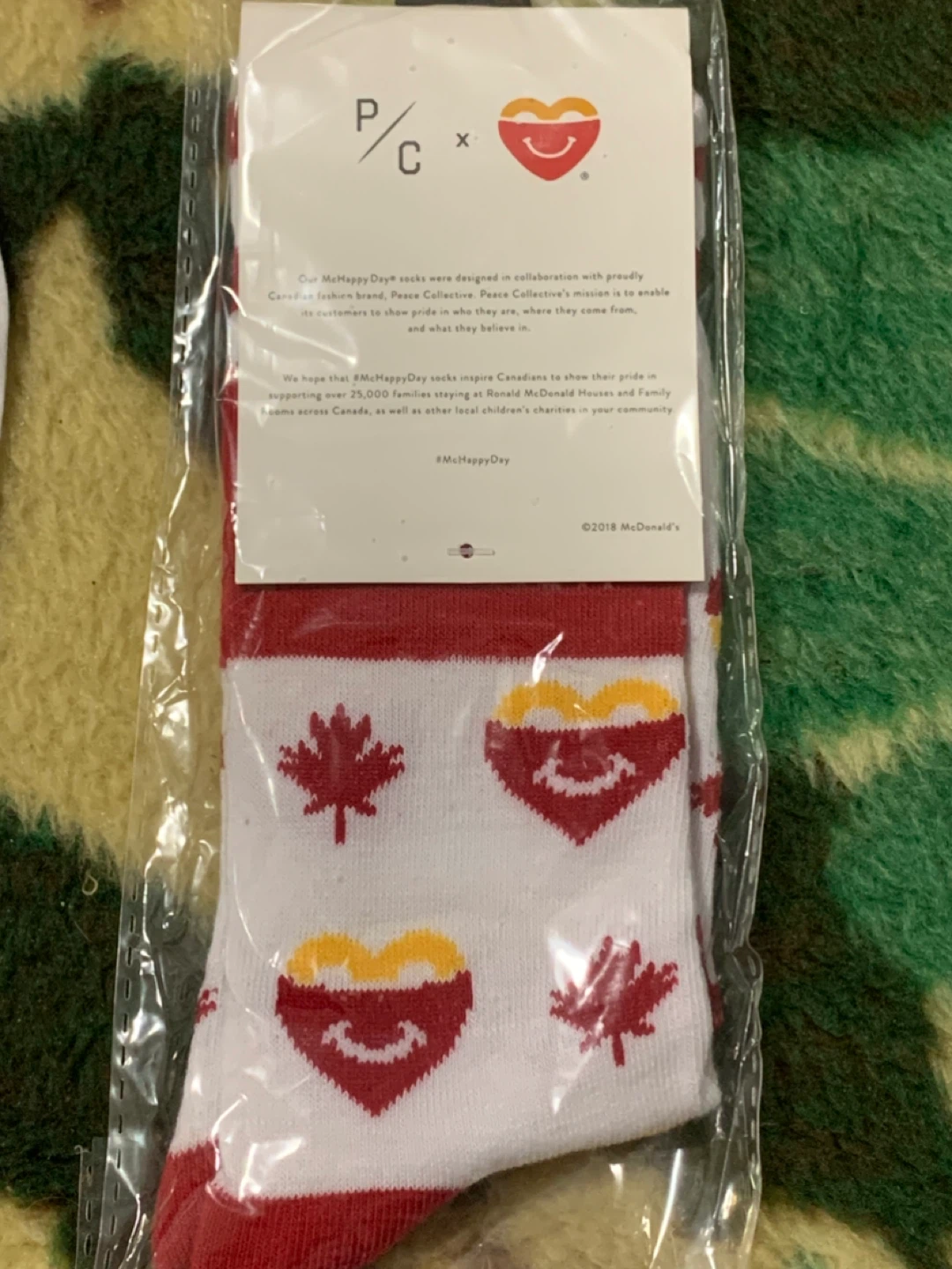 McHappy Day Socks - Peace Collective Collaboration - photo 2