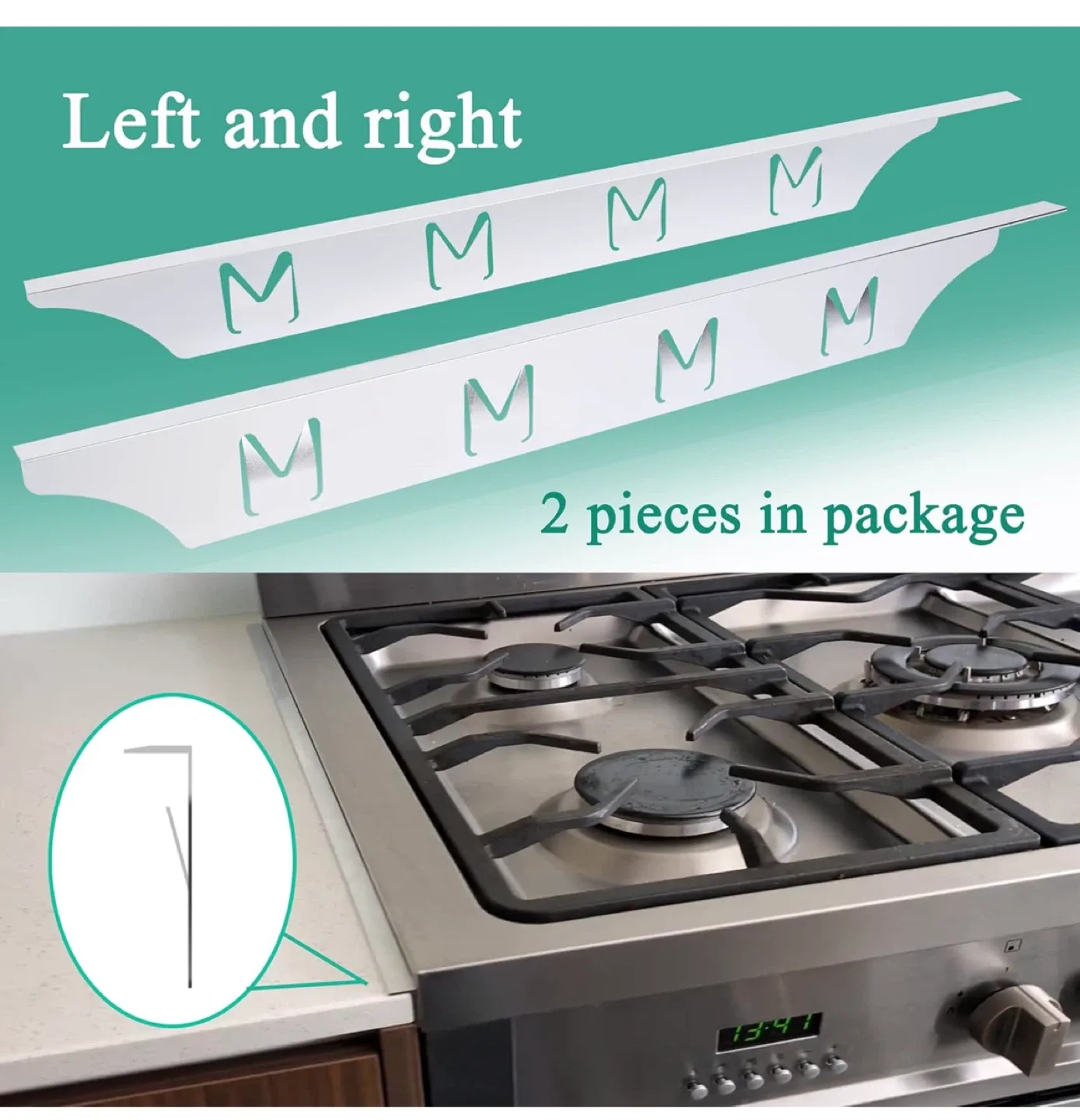 New Stove Gap Cover, Adjustable Length image indicator(5)