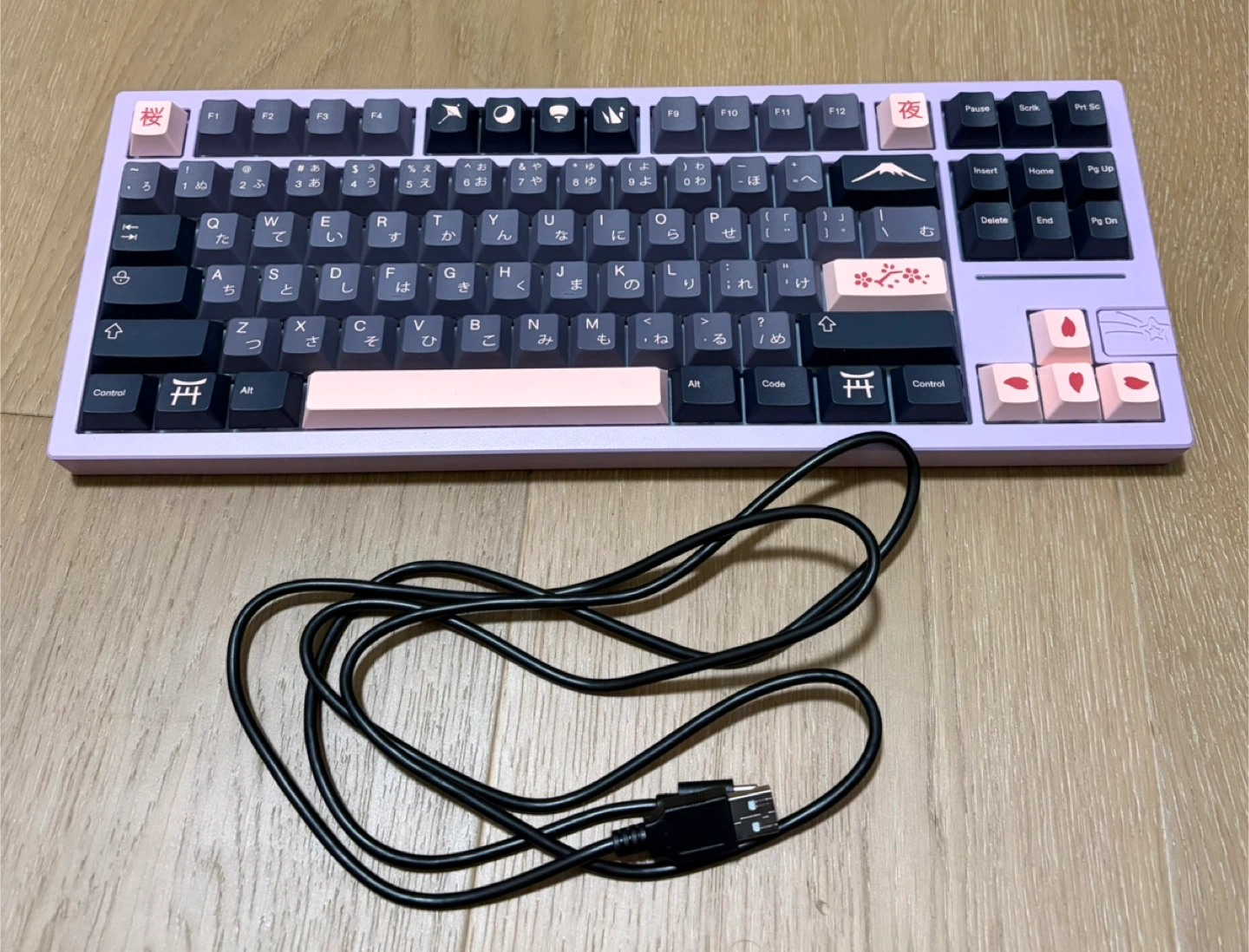 Lilac Dreams - Galaxy 80 TKL Custom Mechanical Keyboard - photo 5