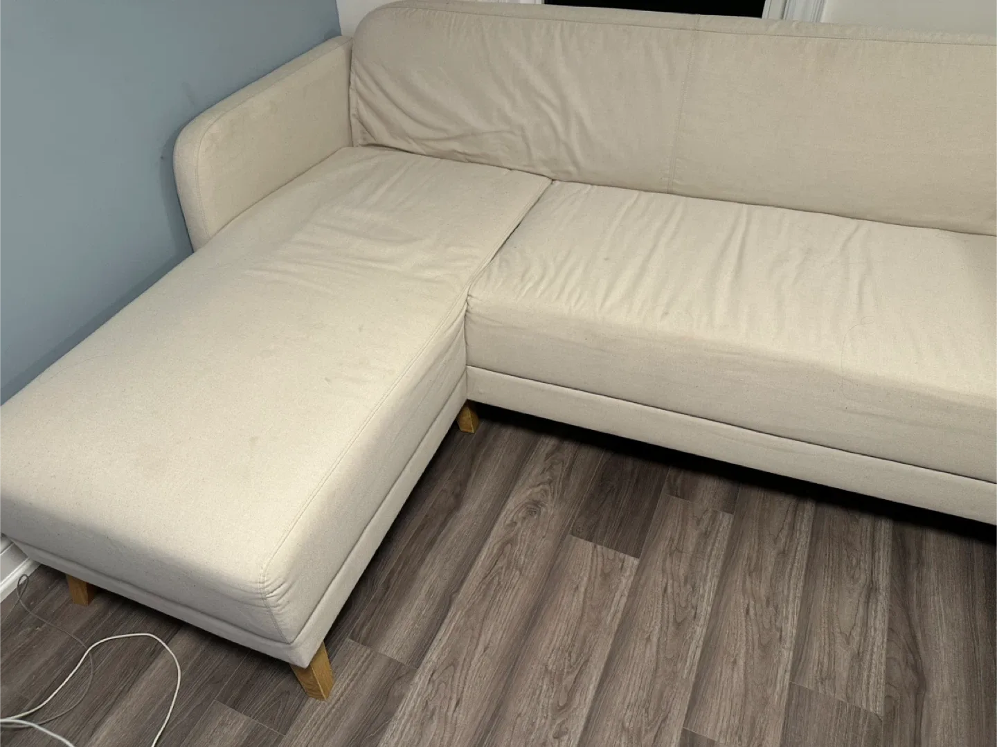 IKEA Kivik Sectional Sofa with Chaise - Beige