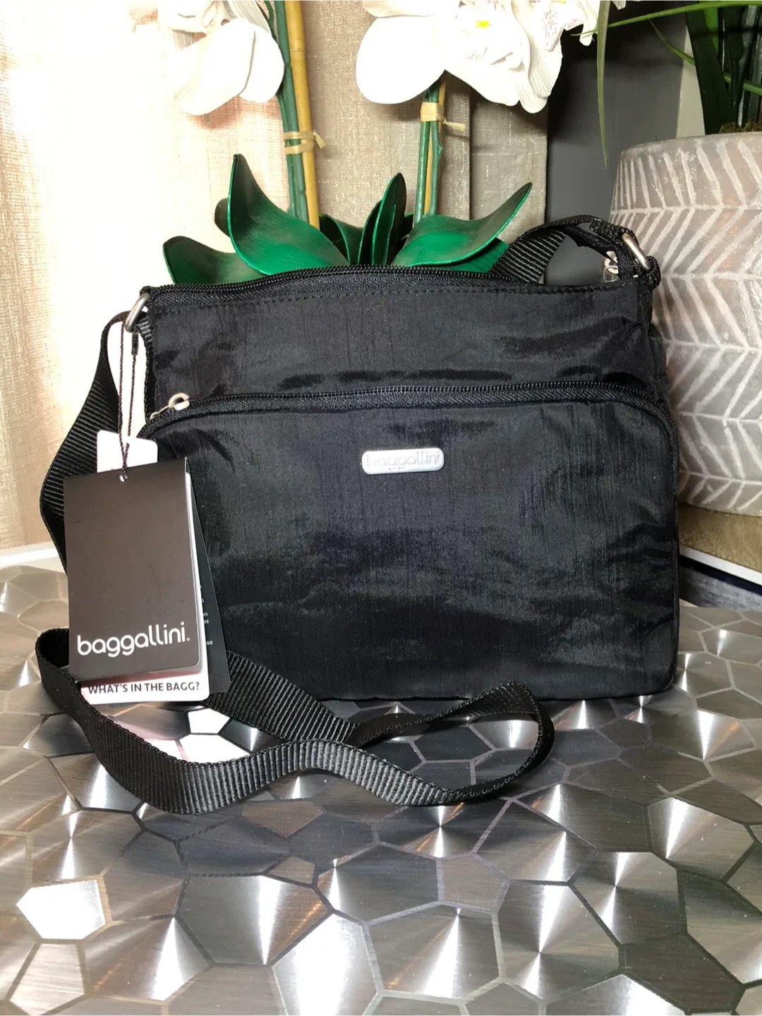 Baggallini Black Crossbody Bag - New with Tags!