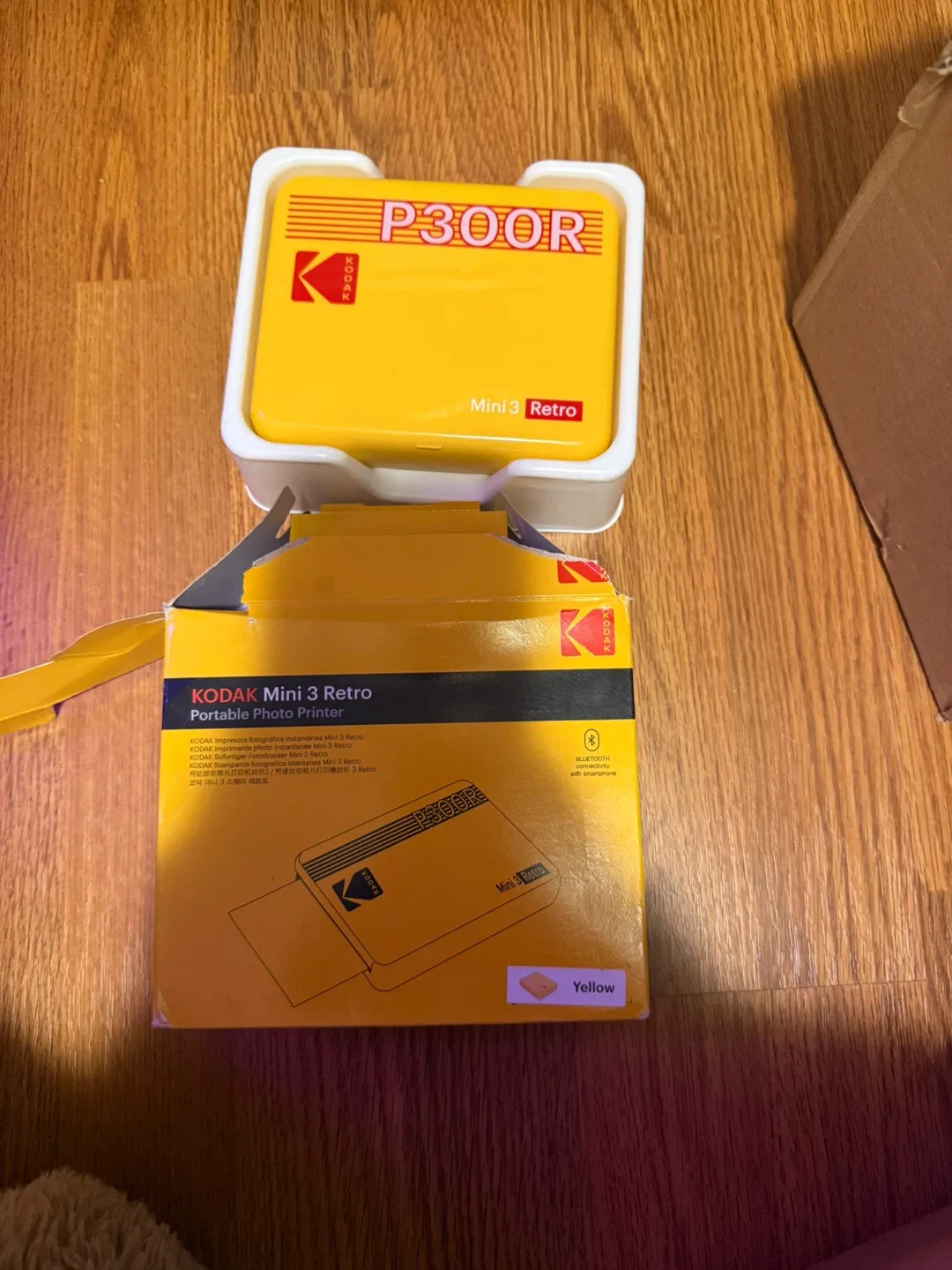 Kodak Mini 3 Retro Portable Photo Printer - Yellow