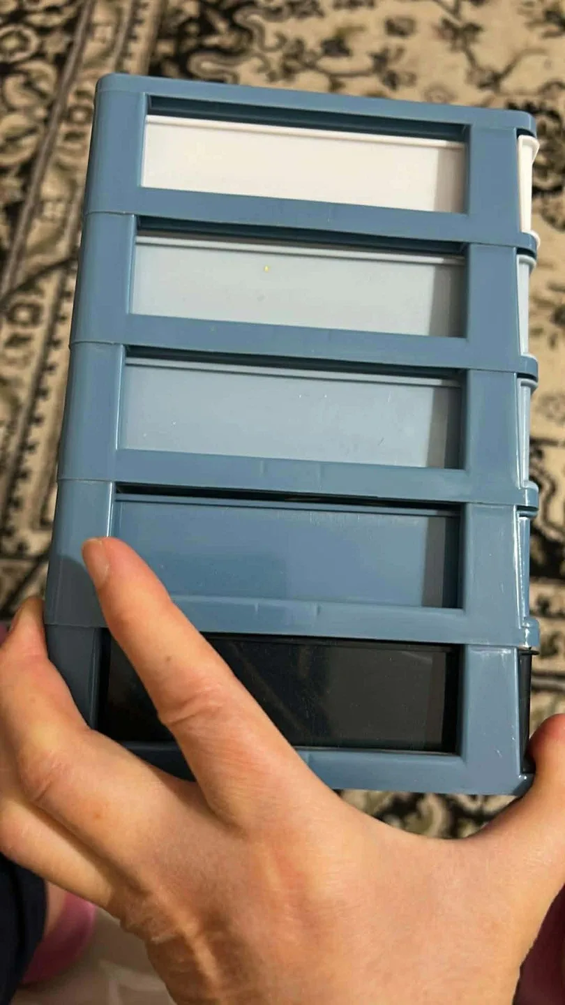 Blue Plastic Drawer Organizer image indicator(2)