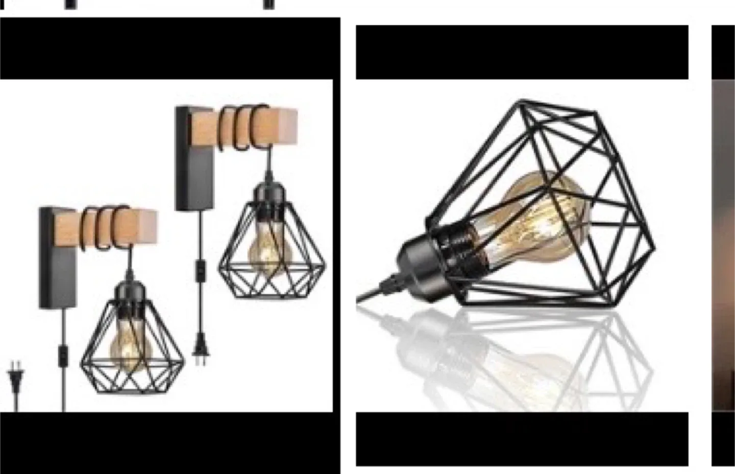 Plug in Wall Sconces - Set of 2 image indicator(2)