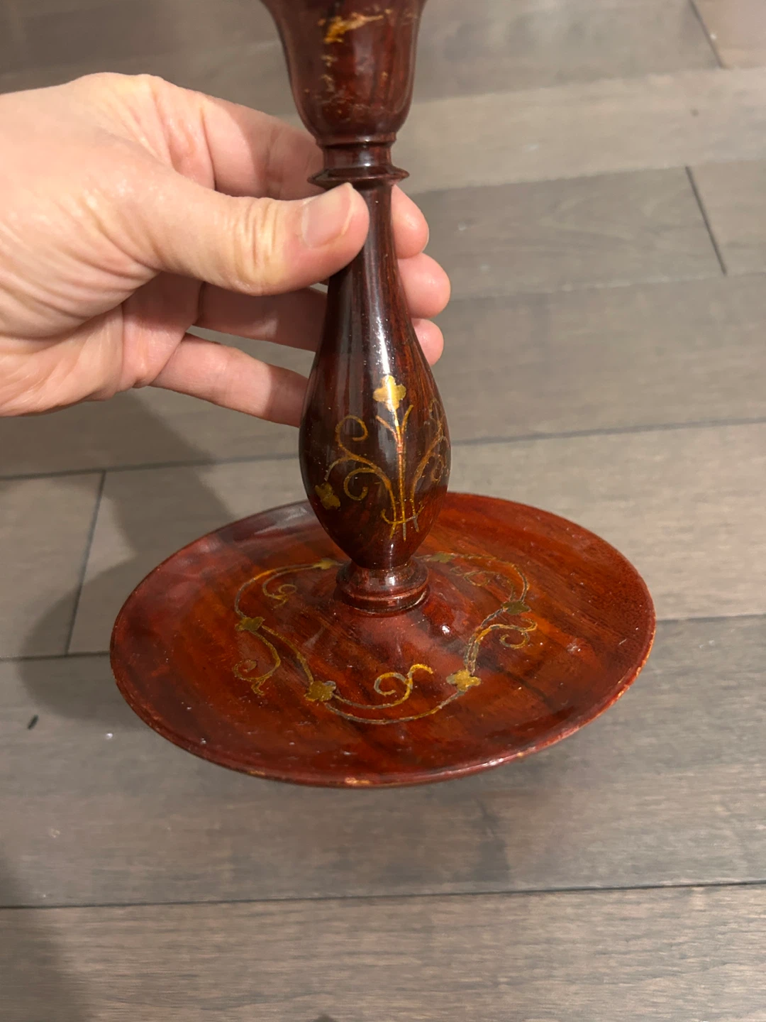 Wooden Candle Holder - photo 3