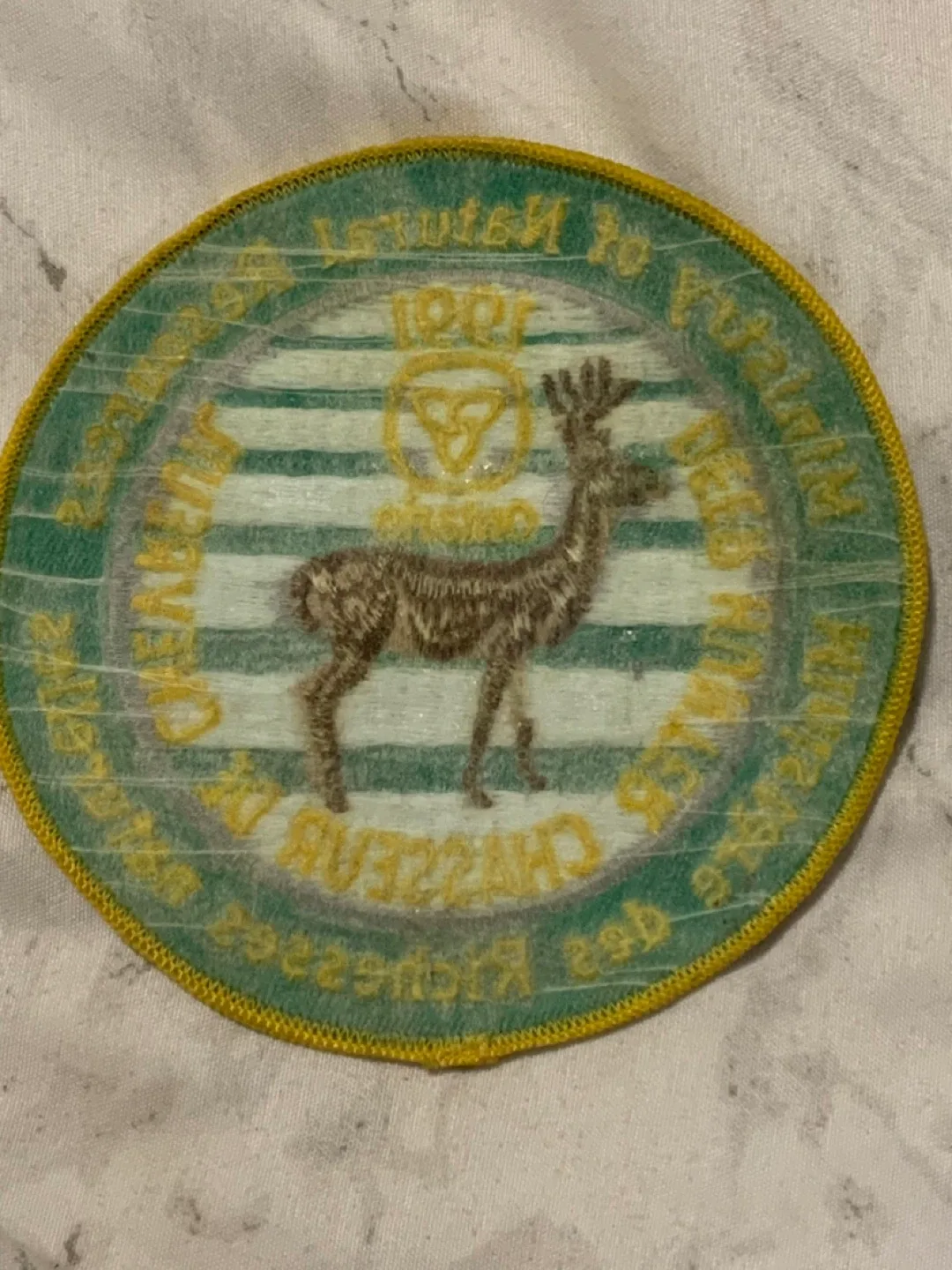 Vintage 1991 Ontario Ministry Patch image indicator(2)