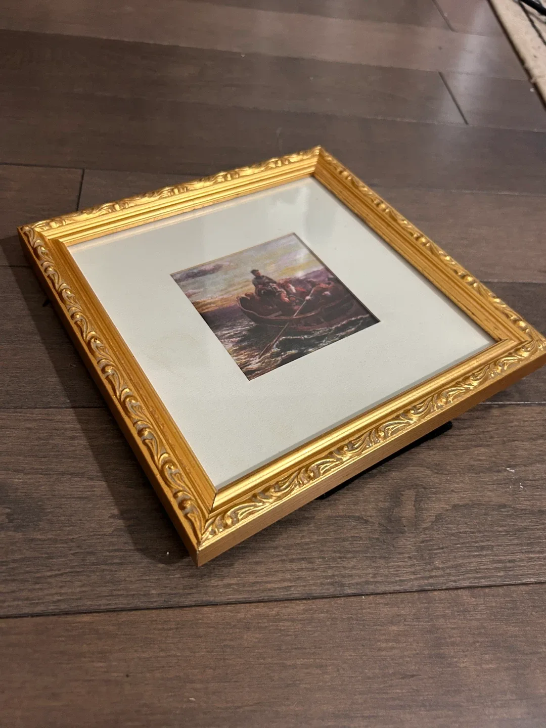 Gold Framed Boat Picture image indicator(5)