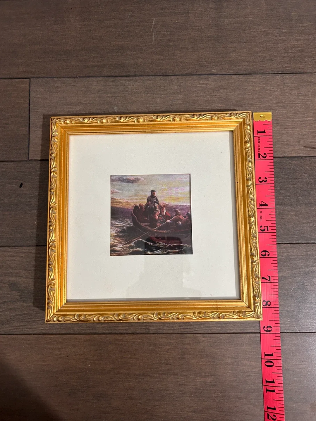 Gold Framed Boat Picture