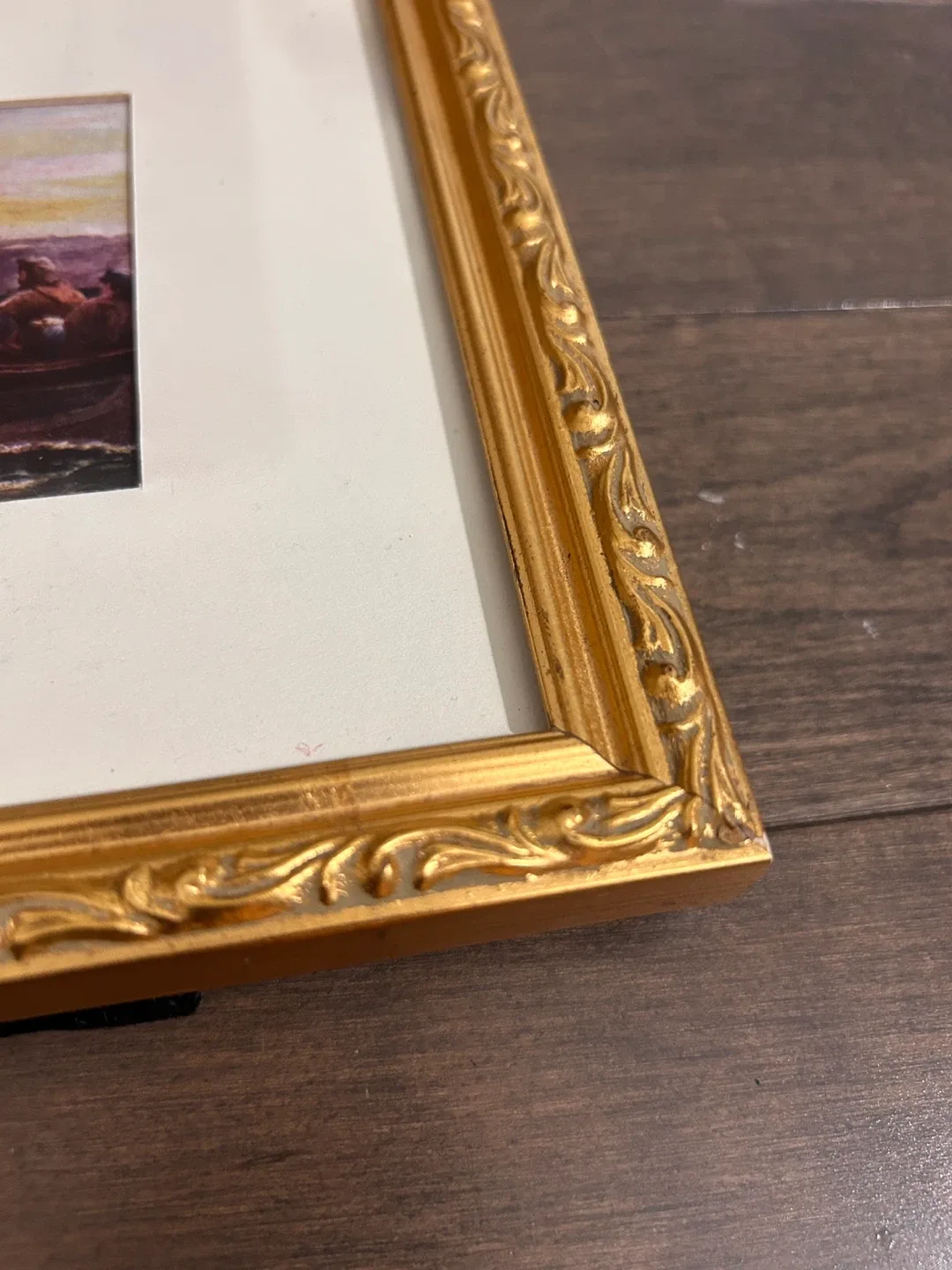 Gold Framed Boat Picture image indicator(3)